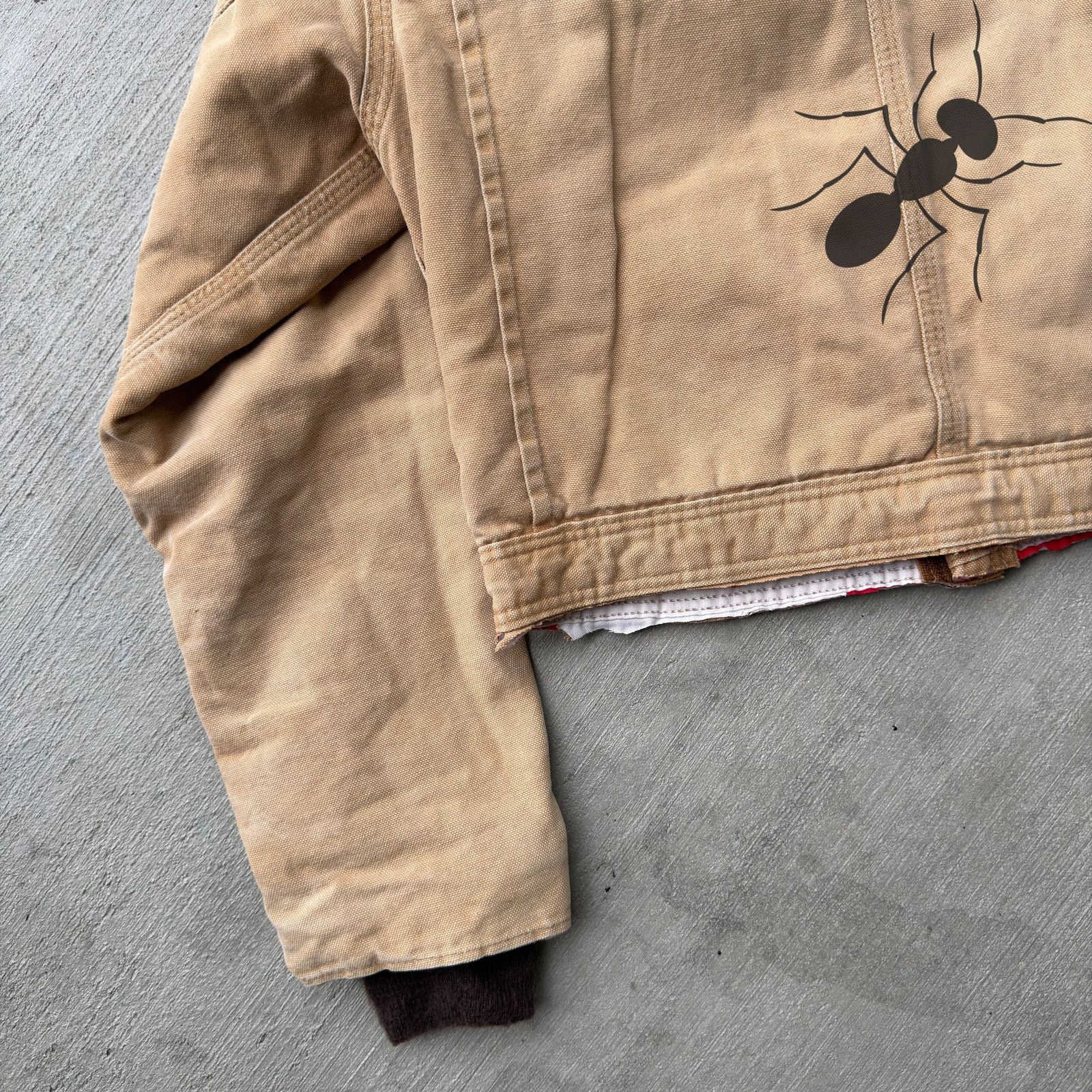 Carhartt × Vintage Carhartt YOUTH brown cropped Detroit style work wear jacket Size US XS / EU 42 / 0 - 8 Thumbnail