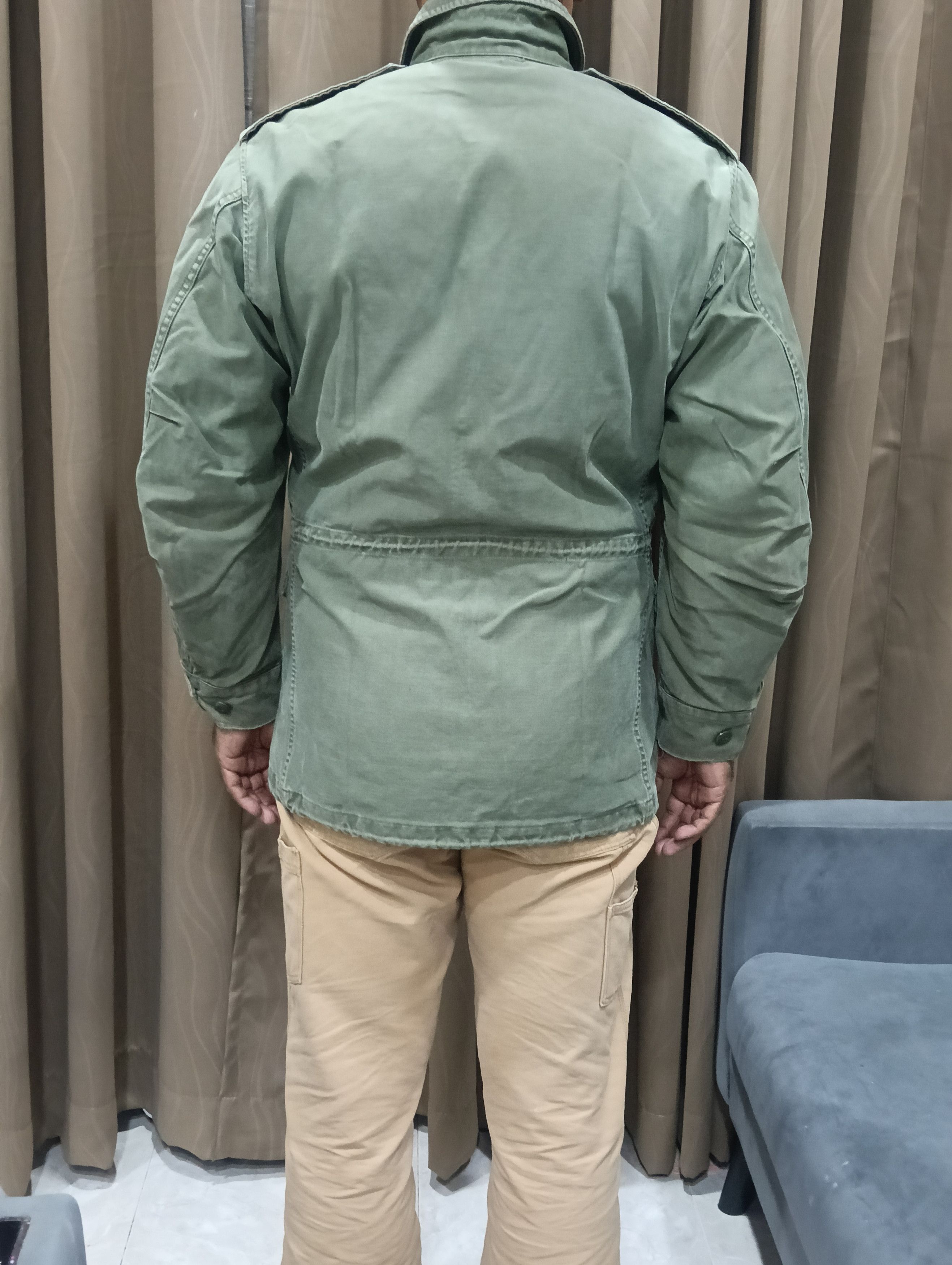 Vintage True Vintage M51 Field Jacket Sateen Olive Green Size US XL / EU 56 / 4 - 3 Thumbnail