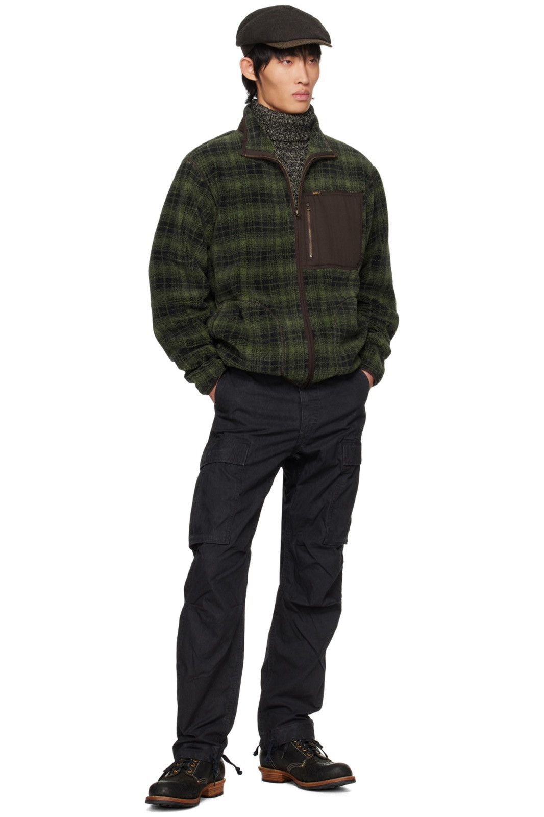 RRL Ralph Lauren RRL Green Check Jacket Walter plaid check-pattern jacket Size US M / EU 48-50 / 2 - 4 Thumbnail