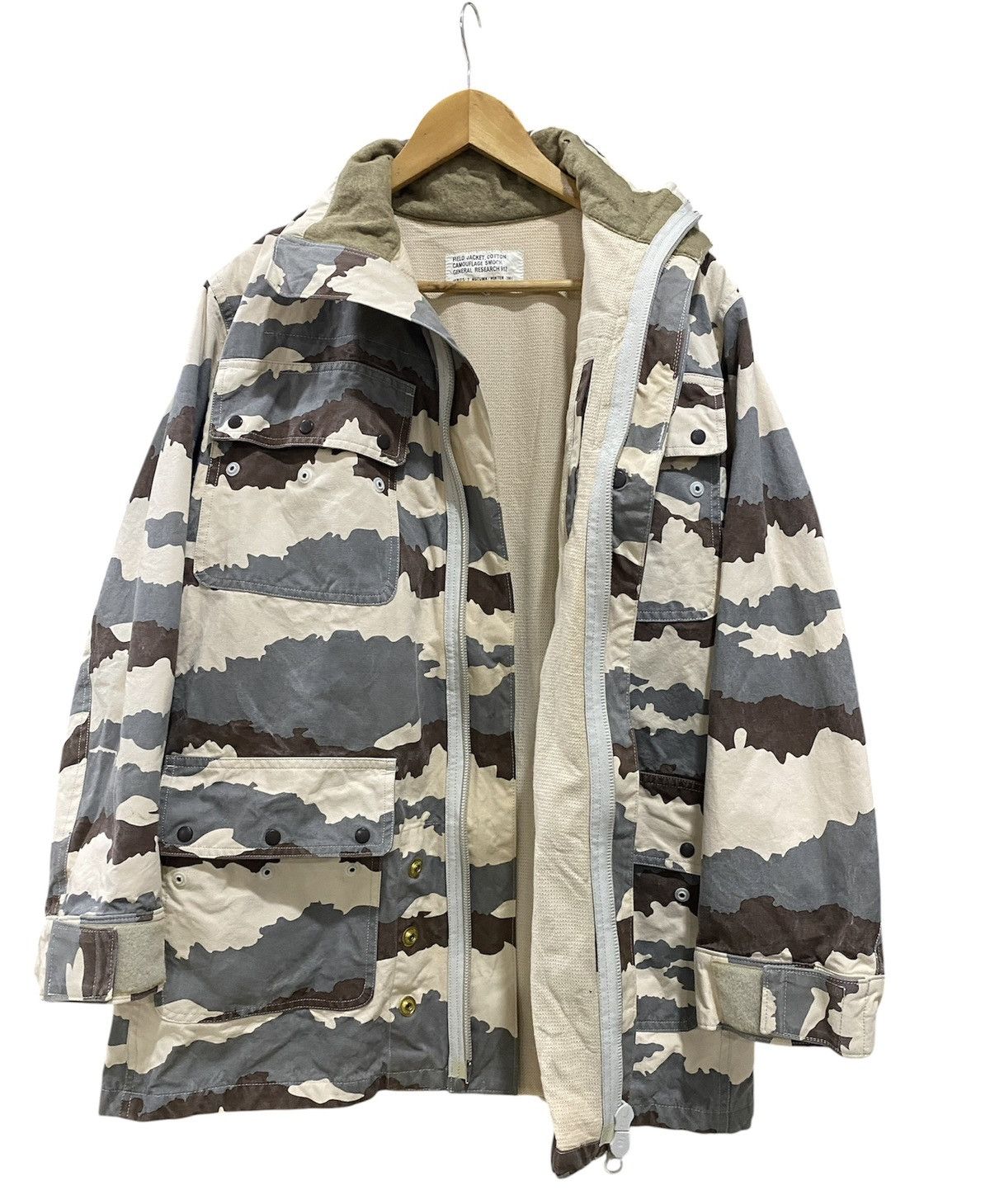 General Research Aw01 General Research Field Camouflage Smoke Cotton Jacket Size US M / EU 48-50 / 2 - 3 Thumbnail