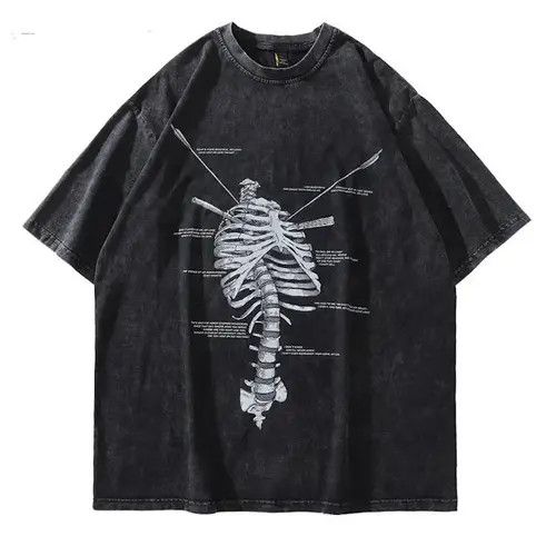 Vintage Skeleton Vintage Tshirt Oversized Size US M / EU 48-50 / 2 - 1 Thumbnail
