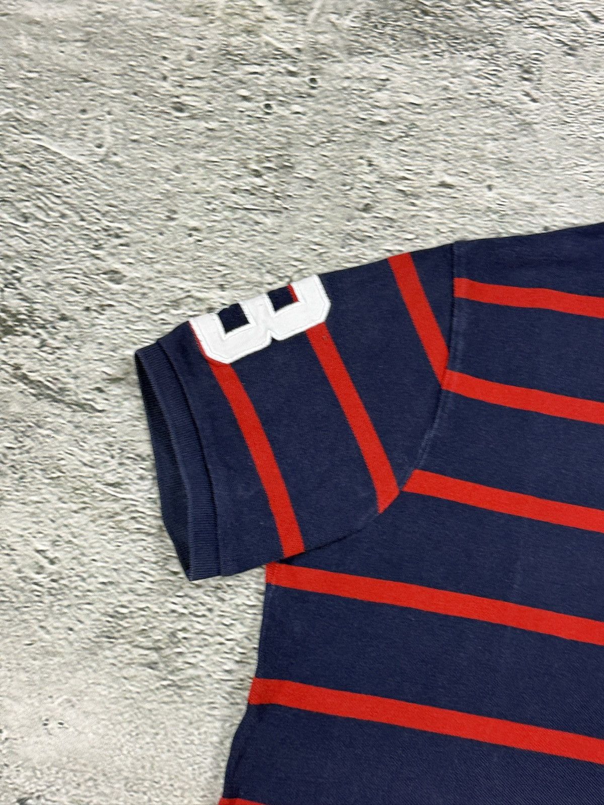 Ralph Lauren Chief Keef Polo Ralph Lauren big pony striped navy red Size US XL / EU 56 / 4 - 2 Thumbnail