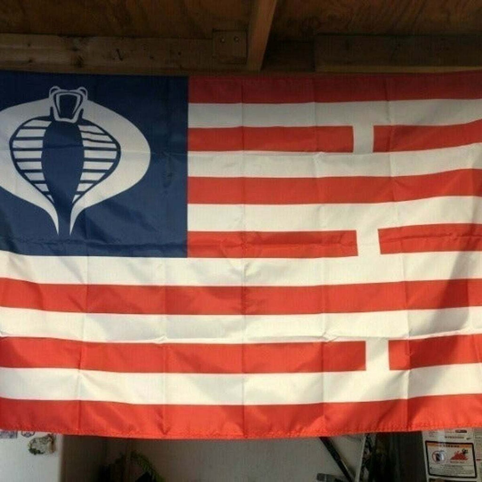 Other GIANT 5FT SNAKE EYES STORM SHADOW FLAG GI JOE COBRA Size ONE SIZE - 2 Thumbnail