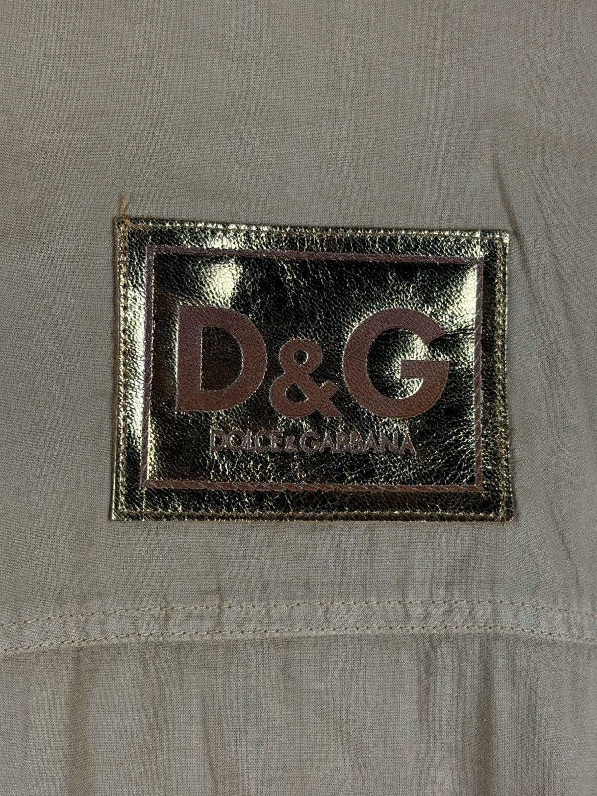 Dolce & Gabbana NWT Dolce & Gabbana 2003 Military Long Sleeve Button Up L Size L / US 10 / IT 46 - 8 Thumbnail