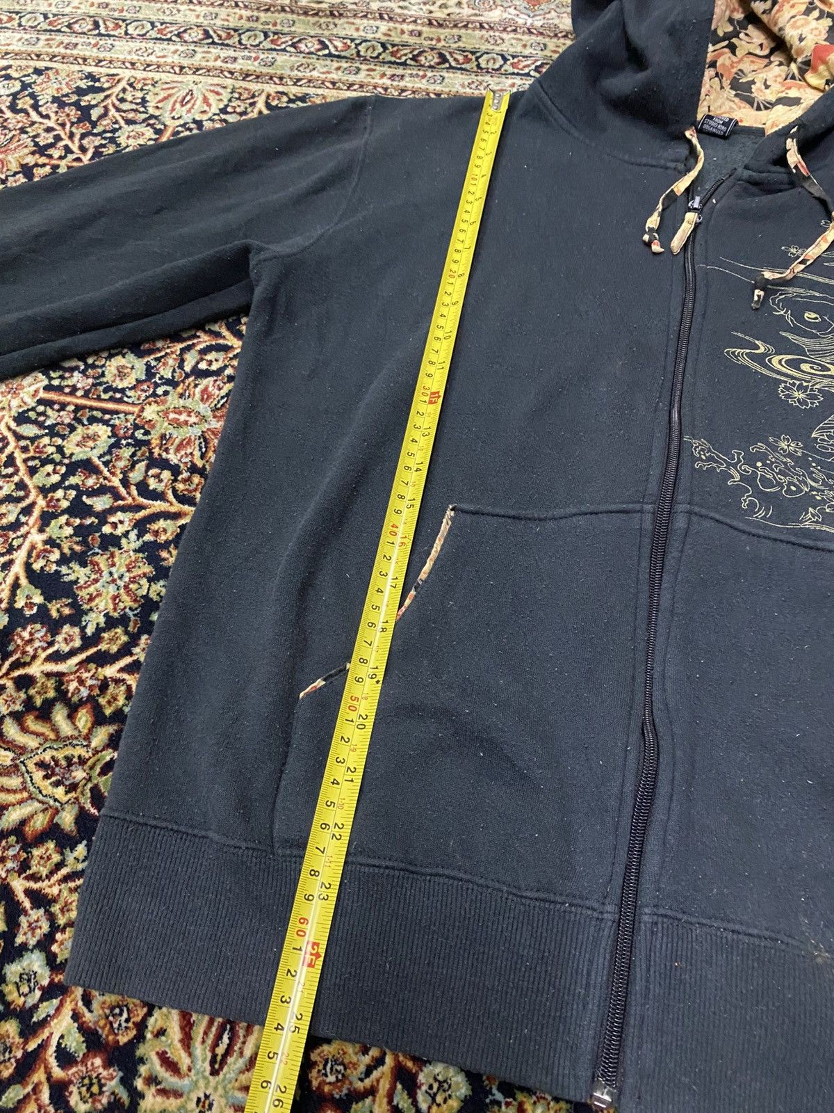 Japanese Brand Seku By Studio Hiro Japanese Classic Koi Zipper Hoodie Size US L / EU 52-54 / 3 - 10 Thumbnail