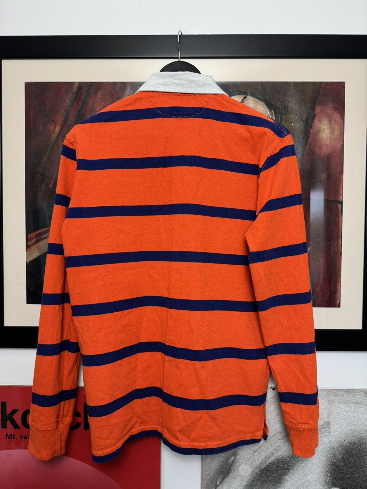 Polo Ralph Lauren Vintage Rugby Longsleeve Striped Hype Rare