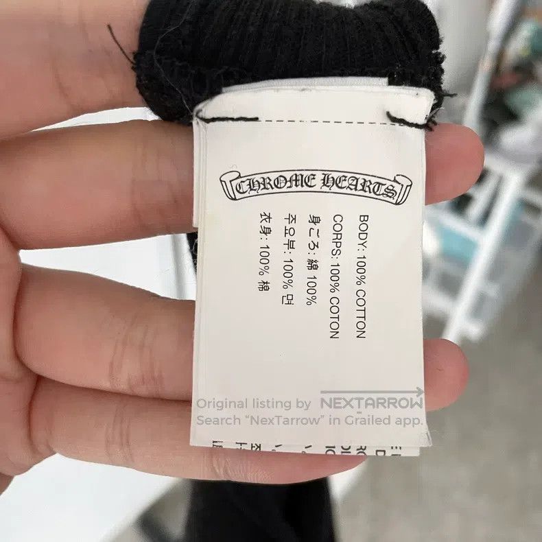 Chrome Hearts CHROME HEARTS Size M Black full printed cross stripes three Size M / US 6-8 / IT 42-44 - 8 Thumbnail