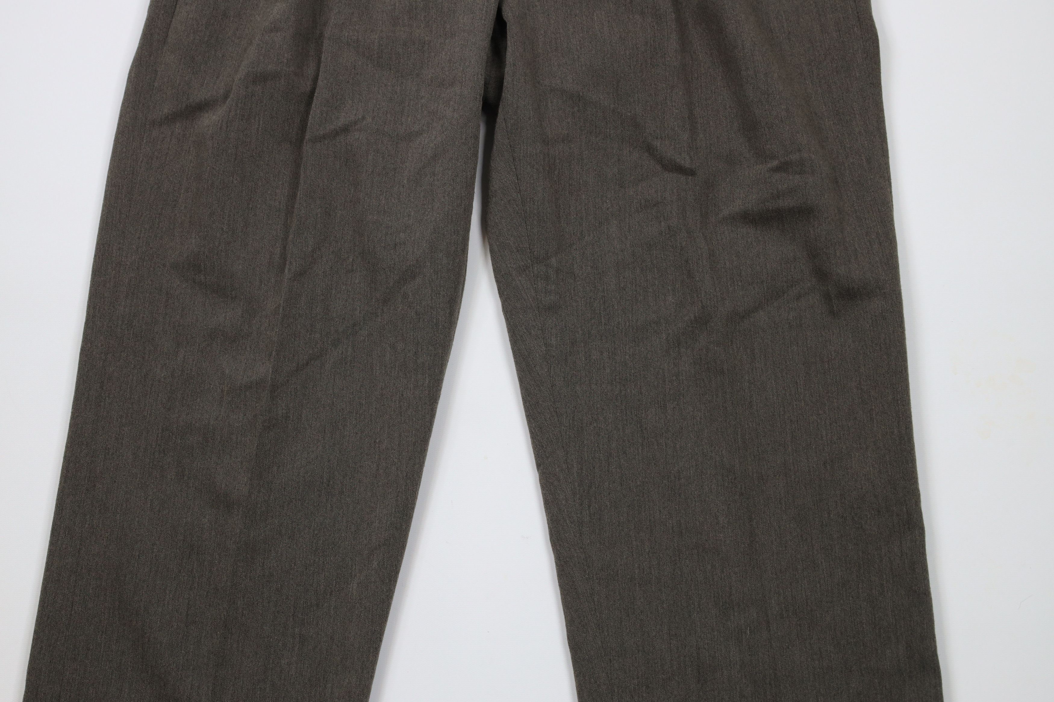Vintage Vintage 90s Streetwear Pleated Cuffed Wide Leg Chino Pants Size US 36 / EU 52 - 3 Thumbnail
