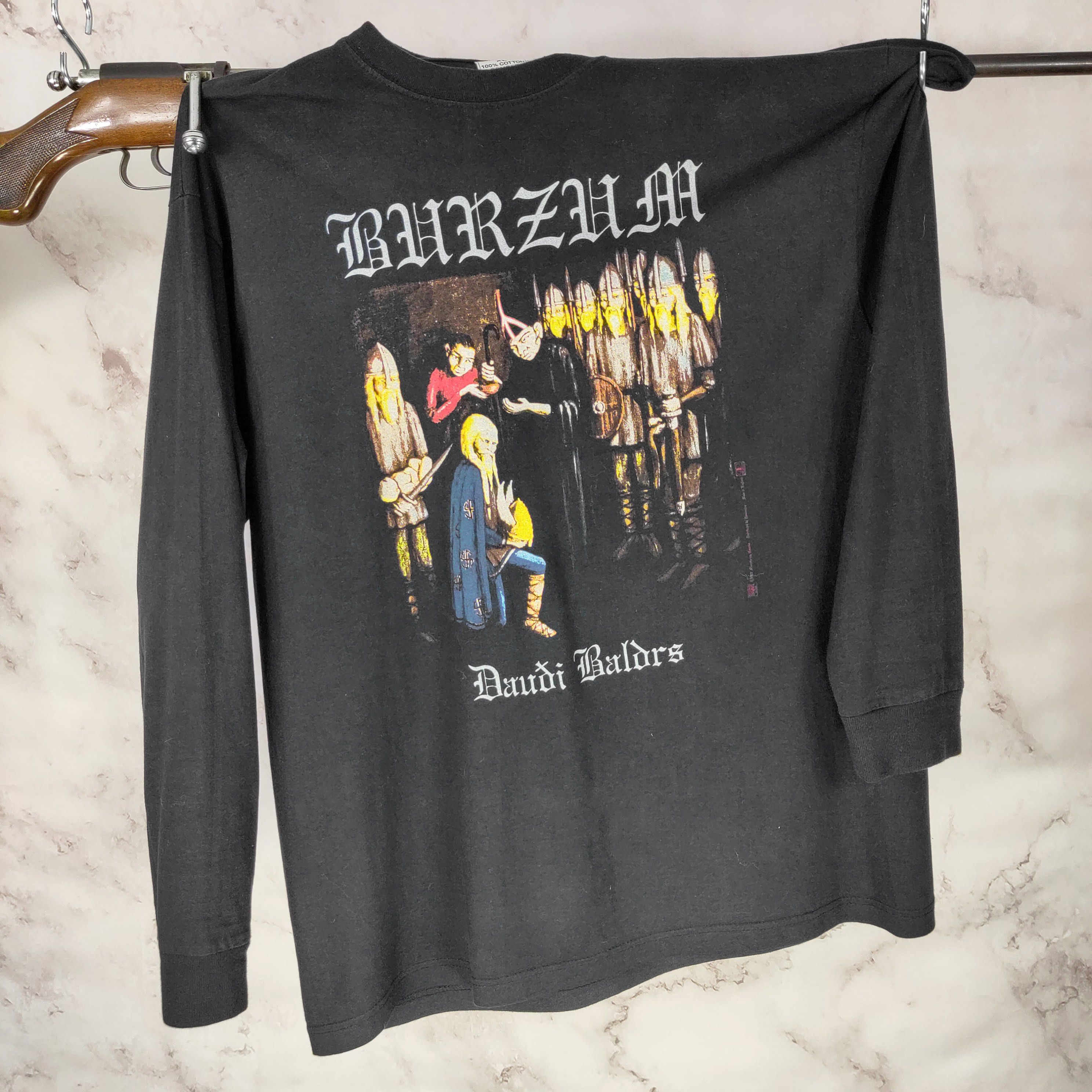 Band Tees × Vintage 1998 Burzum long sleeves 