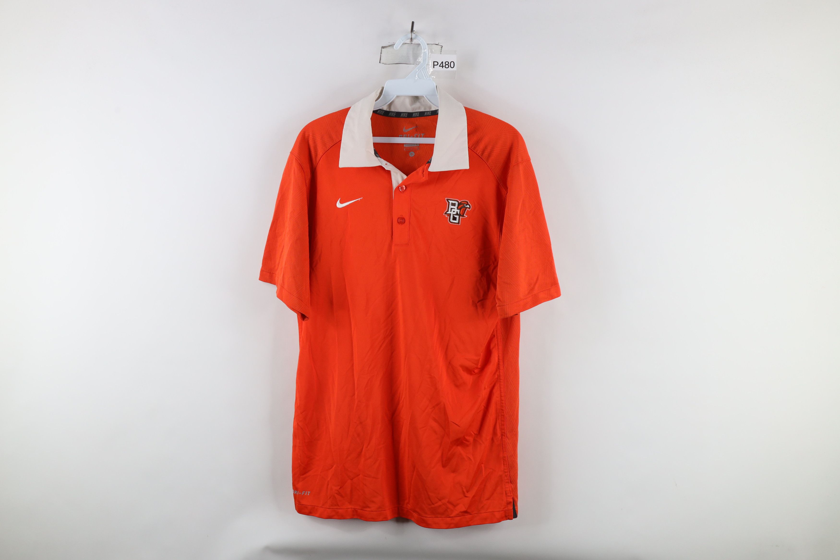 Nike × Vintage Nike Bowling Green State University Football Polo Shirt Size US S / EU 44-46 / 1 - 1 Thumbnail