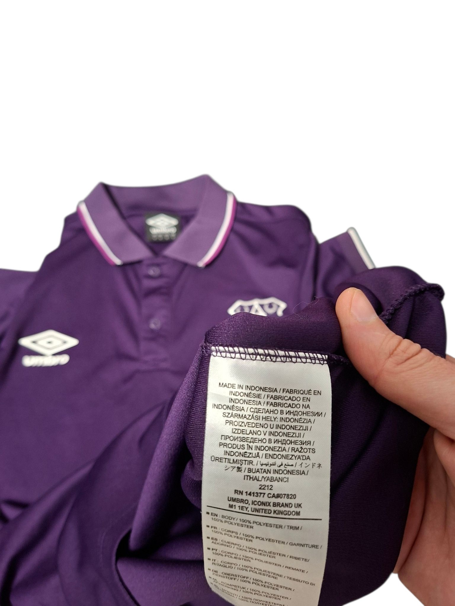 Umbro EVERTON UMBRO VINTAGE SOCCER POLO SHIRT Size US S / EU 44-46 / 1 - 5 Thumbnail