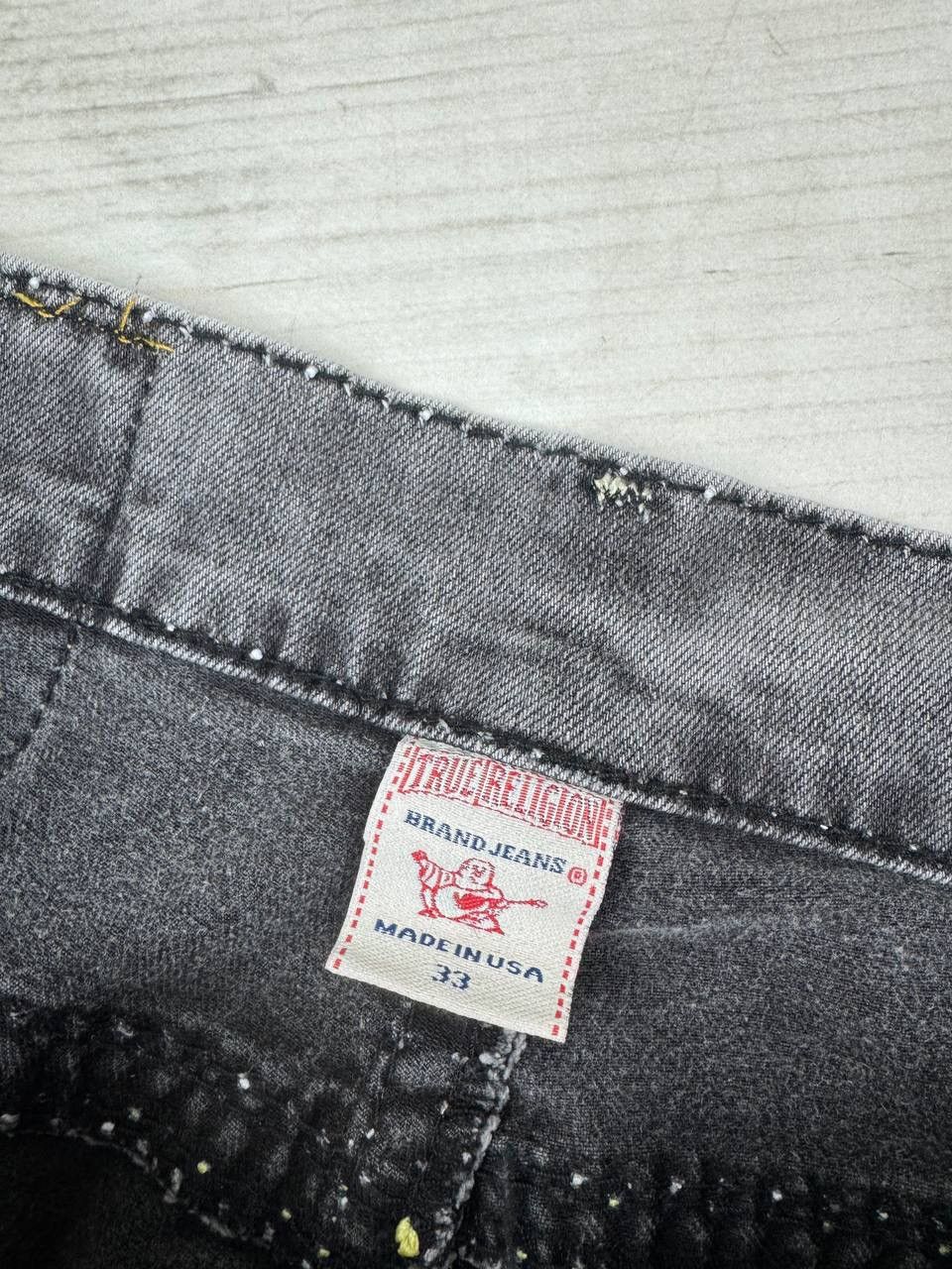 True Religion Vintage True Religion Denim Jeans Straight 90s Y2K Size US 33 - 12 Thumbnail