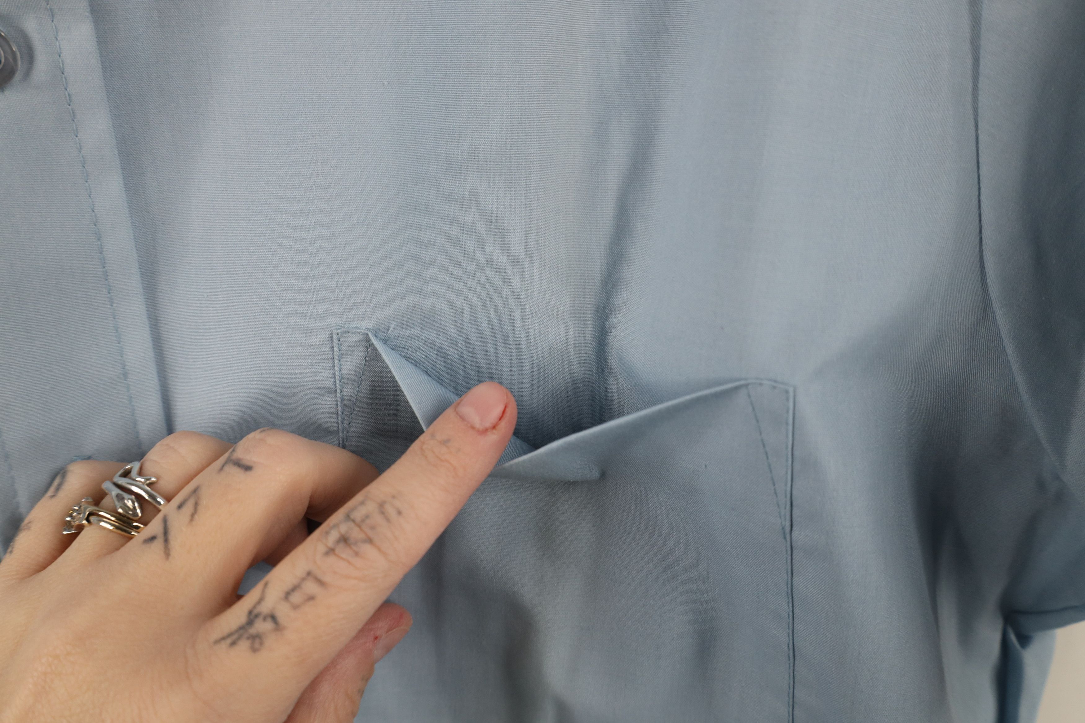 Vintage Vintage 70s Streetwear Collar Short Sleeve Button Shirt Size US M / EU 48-50 / 2 - 5 Thumbnail