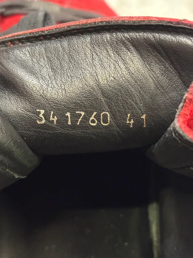 Balenciaga Balenciaga Arena Black & Red Suede Leather High Sneakers Size US 9.5 / EU 42-43 - 9 Thumbnail