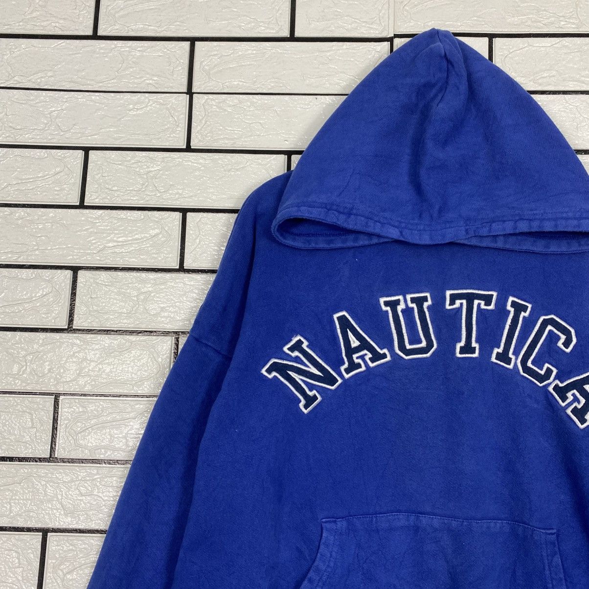 Japanese Brand 📌Vintage Hoodie Nautica Pull Over Embroidery Big Logo Size US XL / EU 56 / 4 - 8 Thumbnail