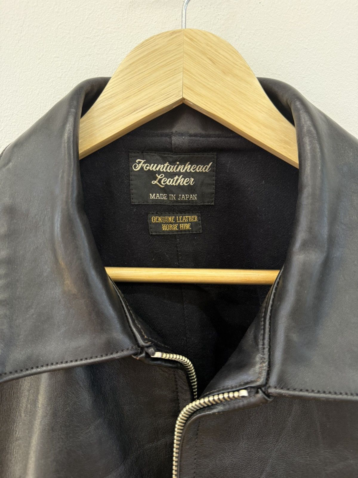 Other Fountainhead Leather, Japanese Leather Jacket Size US L / EU 52-54 / 3 - 4 Thumbnail