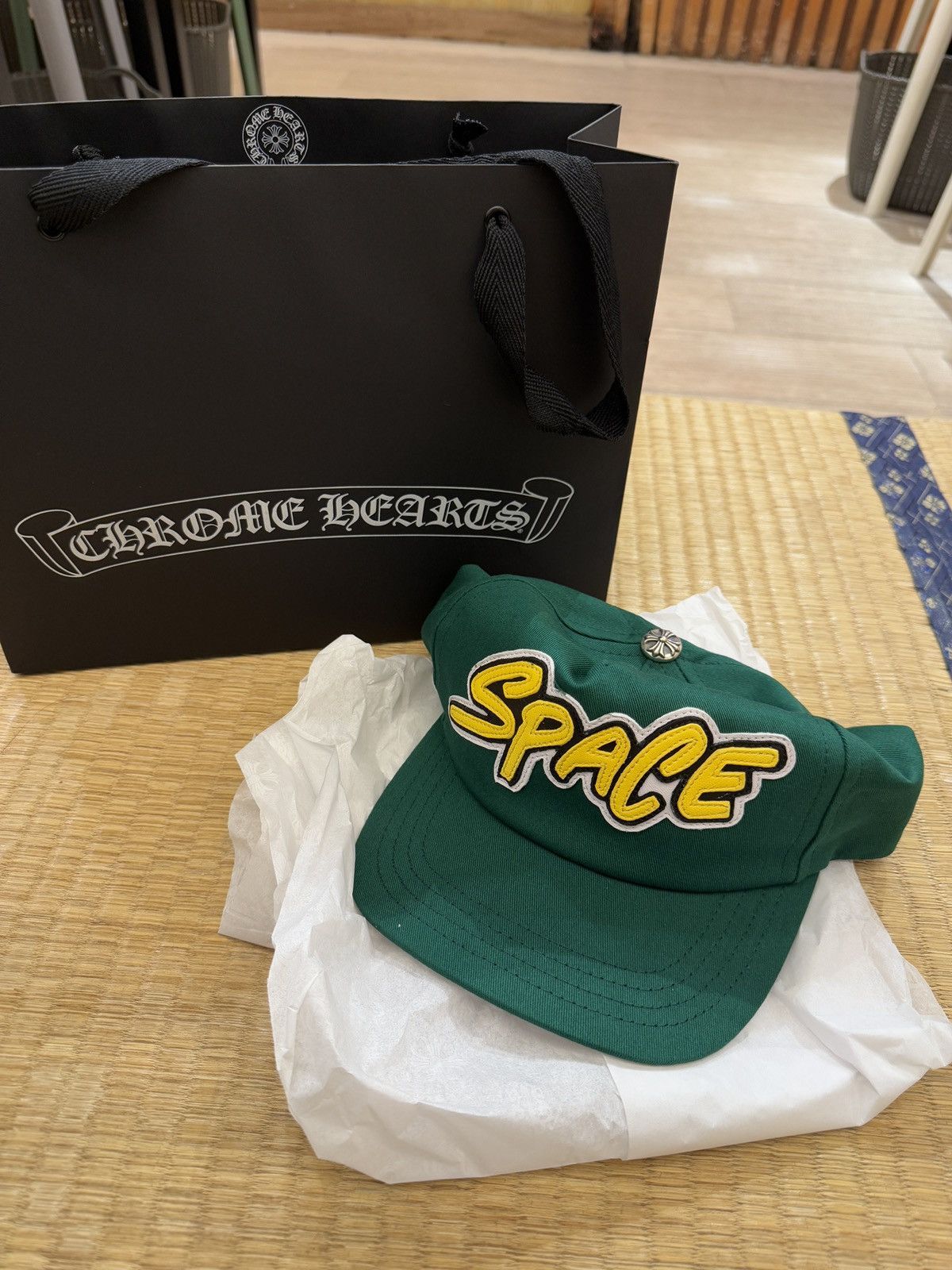Chrome Hearts chrome hearts matty boy space patch leather cap Size ONE SIZE - 1 Thumbnail
