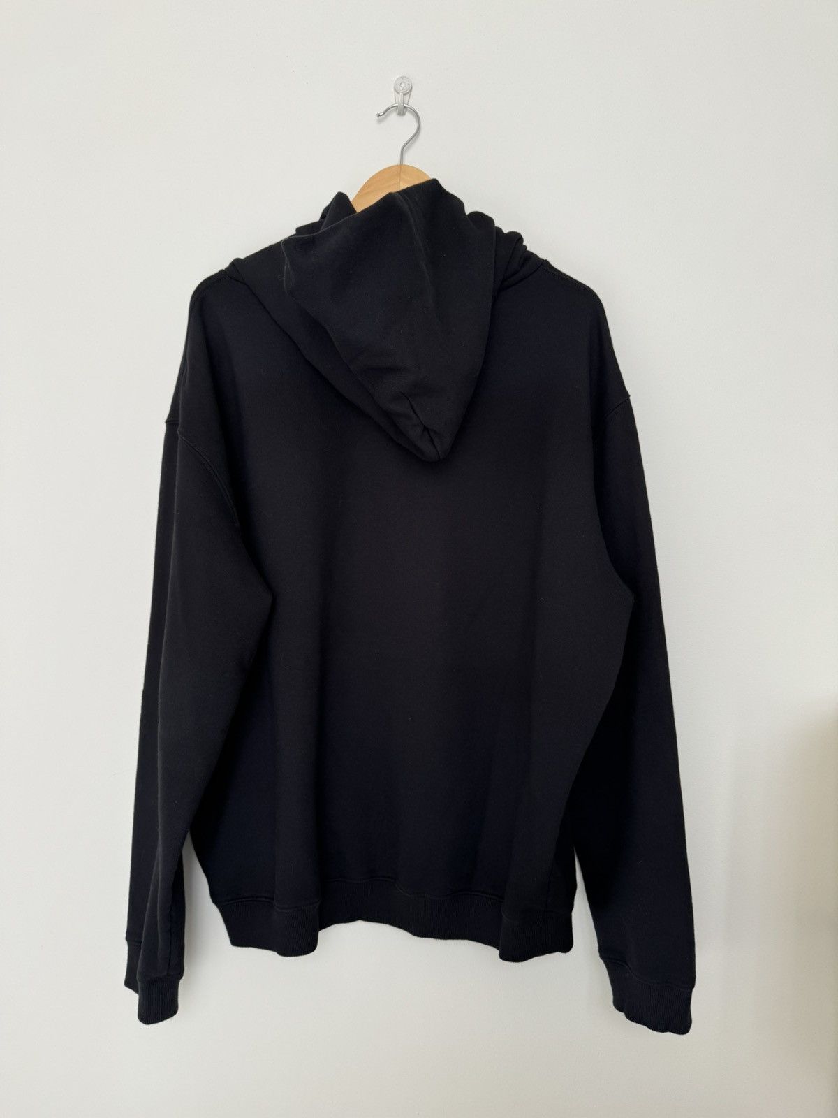 Maison Margiela MAISON MARGIELA Logo-print cotton-jersey hooded sweatshirt Size US M / EU 48-50 / 2 - 2 Thumbnail