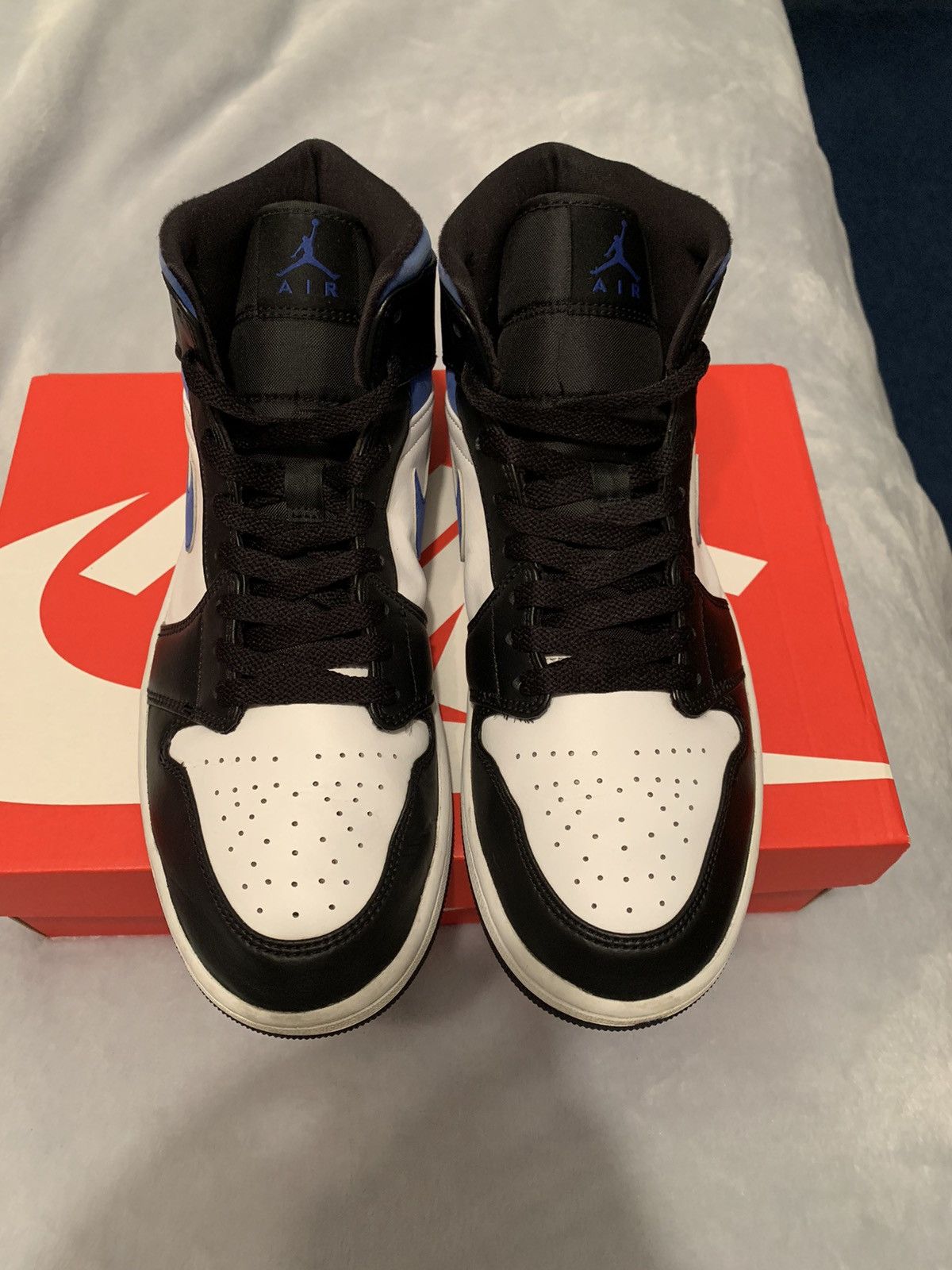 Jordan Brand Jordan 1 Mid Racer Blue 2021 Size 11 Size US 11 / EU 44 - 2 Thumbnail