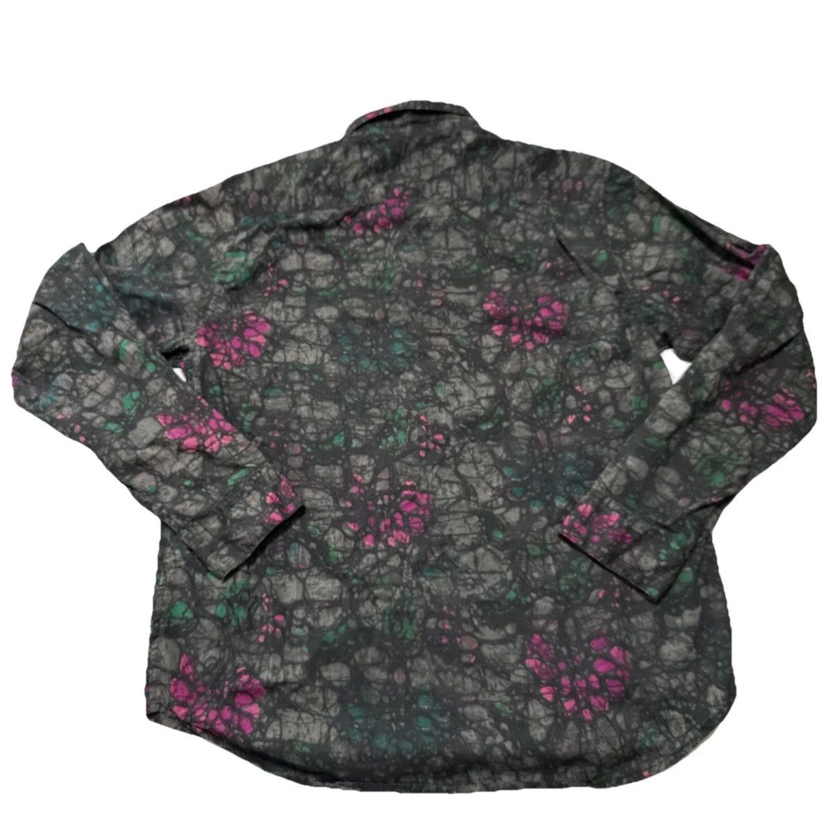 Supreme Supreme Acid Floral Long sleeve Button Up Shirt Size M FW18 Size US M / EU 48-50 / 2 - 7 Thumbnail