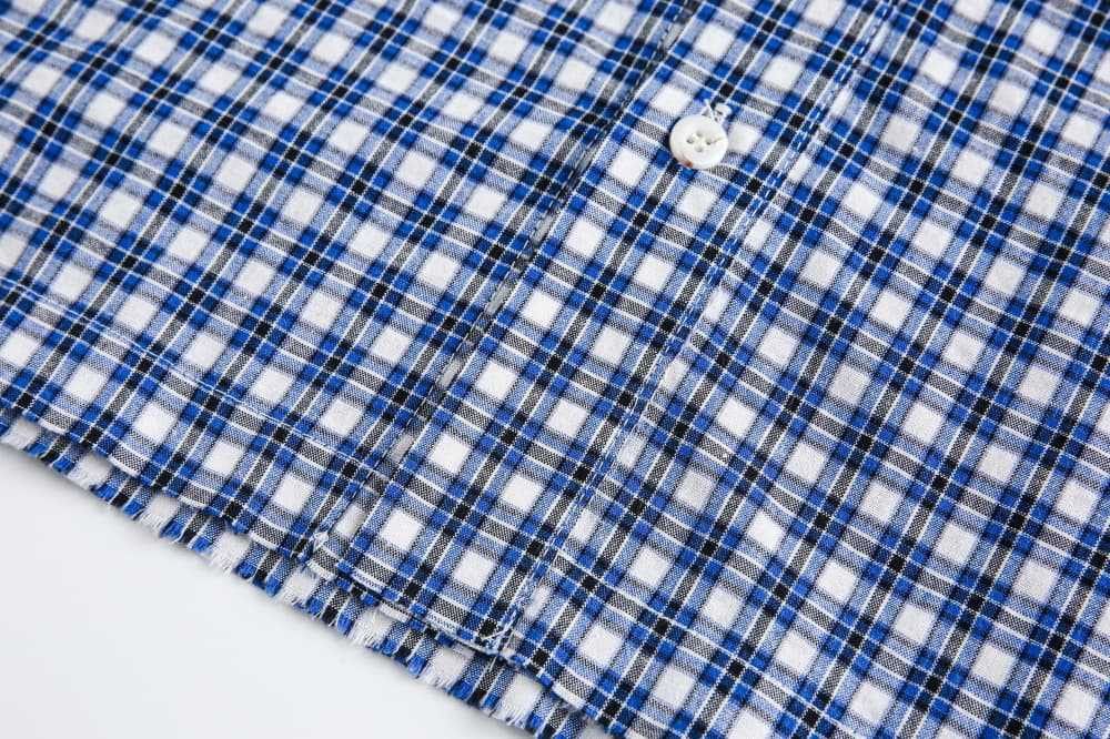Japanese Brand × Vintage Men's Japanese cargo loose casual plaid short-sleeved shirt Size US M / EU 48-50 / 2 - 3 Thumbnail