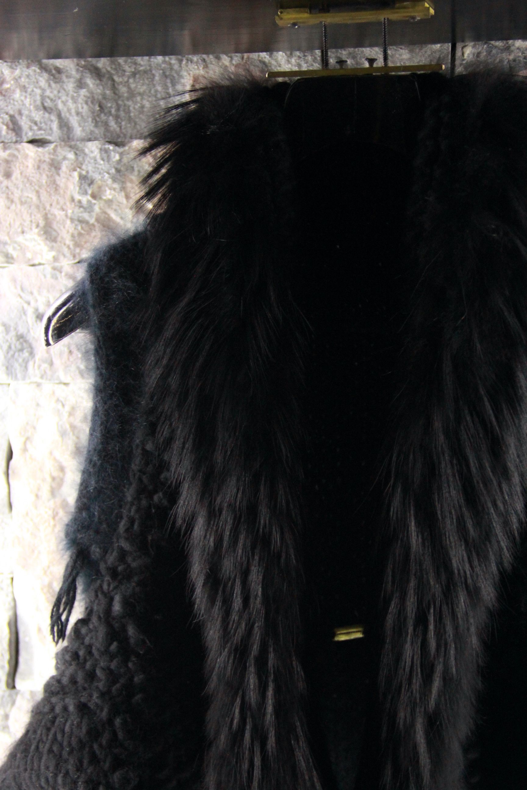 Rick Owens Rick Owens Mink Fur Collar Knitted Vest Size US XXS / EU 40 - 3 Thumbnail