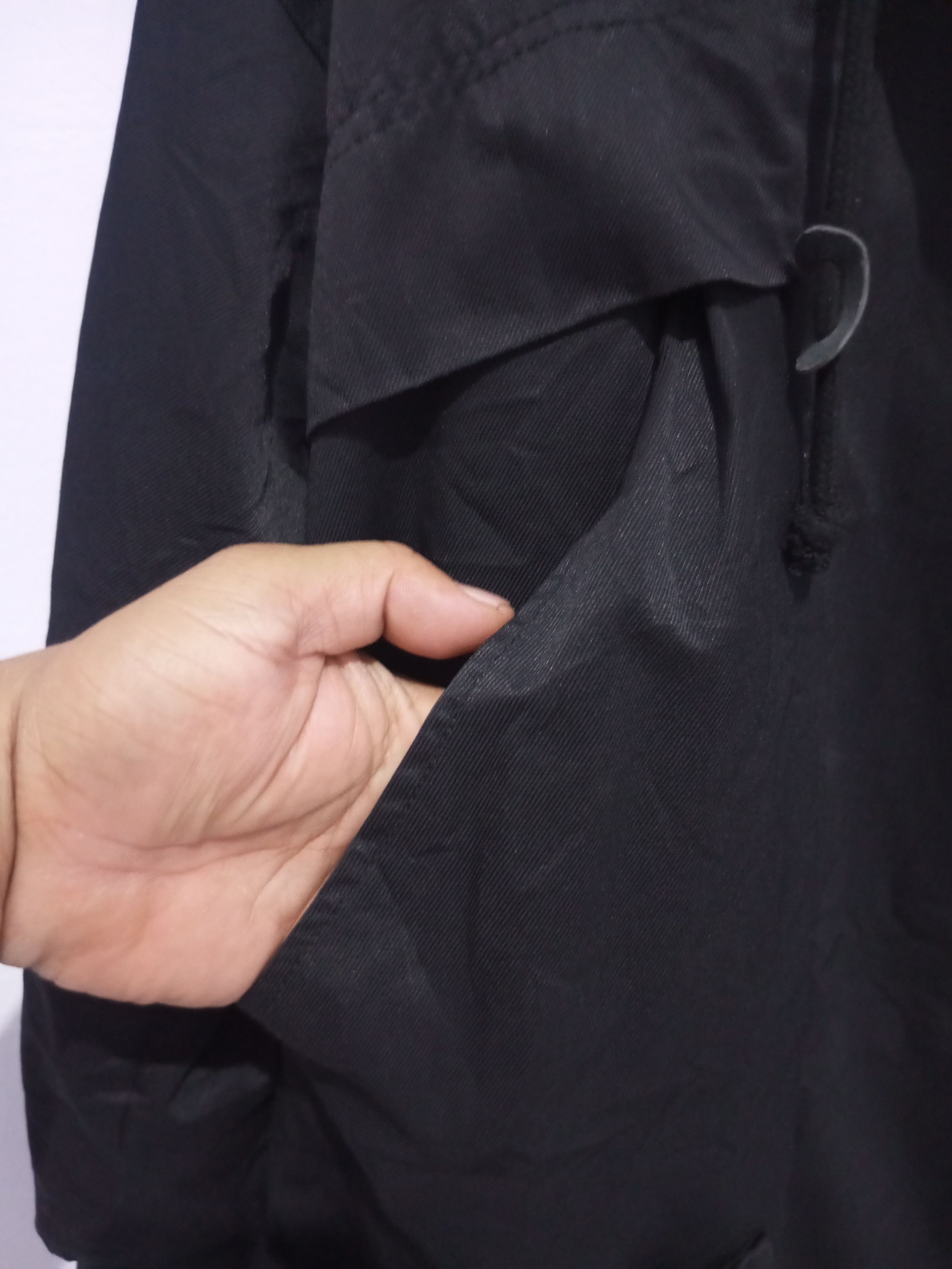 20471120 Vintage codes combine assymertic hoodie double layer parkas Size US L / EU 52-54 / 3 - 7 Thumbnail