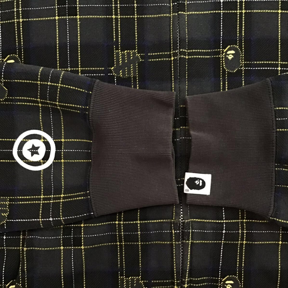 Bape × Undefeated BAPE × Undefeated Check shark full zip hoodie a bathing ape Size US L / EU 52-54 / 3 - 7 Thumbnail