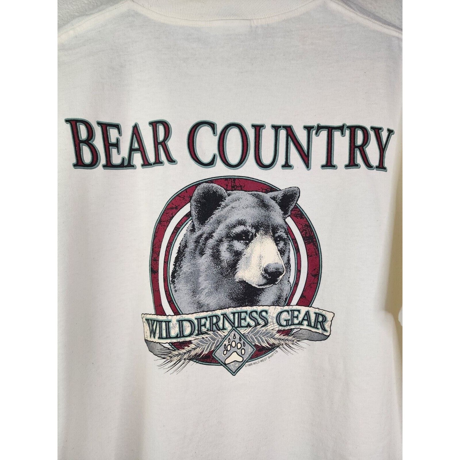 Jerzees Vintage Bear Shirt Country Animal Wilderness Gear TN 90s L Size US L / EU 52-54 / 3 - 2 Thumbnail