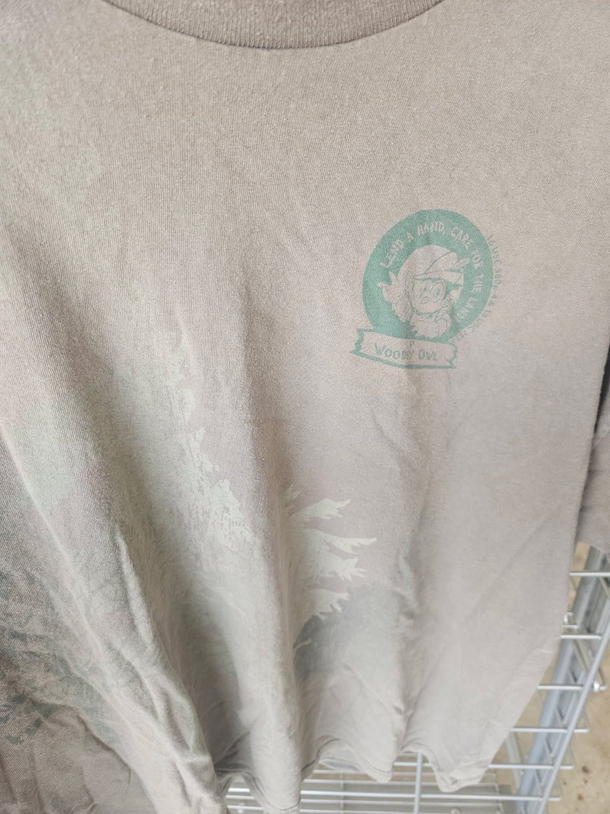 Delta Woodsy Owl Vintage Nature Forest Delta Tee Size US XL / EU 56 / 4 - 3 Thumbnail