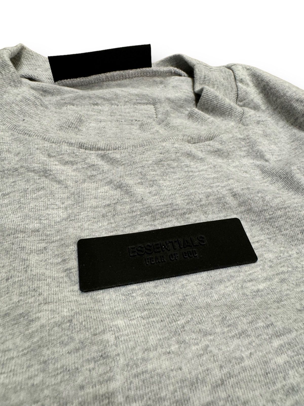 Essentials × Fear of God Fear of God Essentials Dark Heather Oatmeal T-Shirt Size US S / EU 44-46 / 1 - 3 Thumbnail