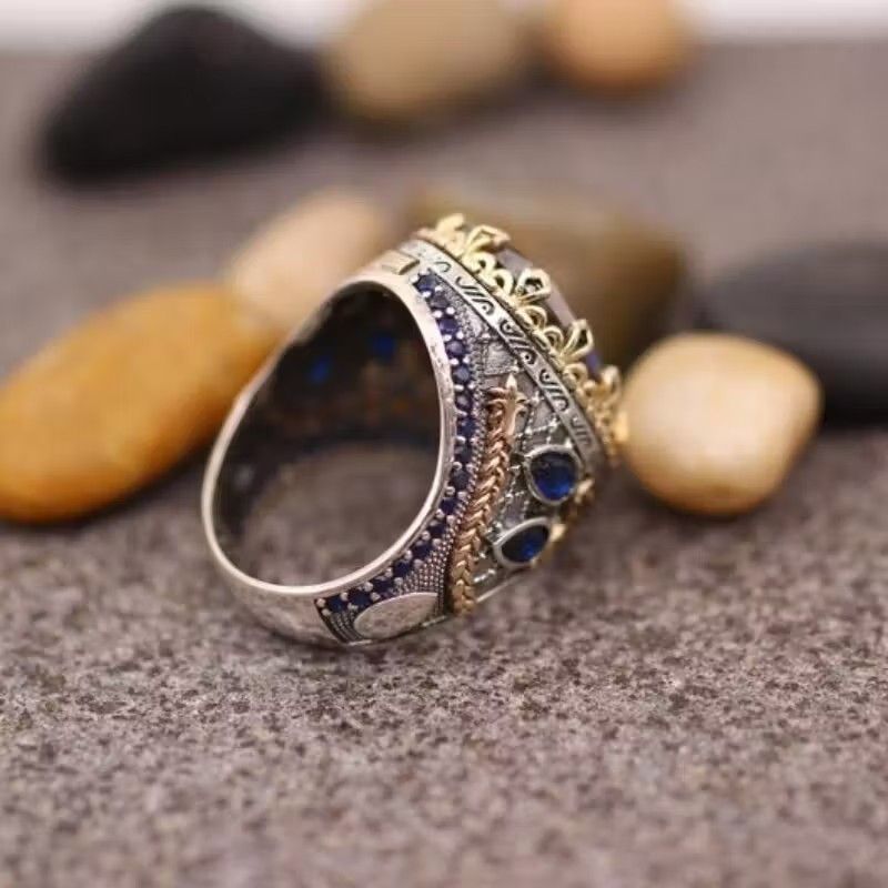 Jewelry × Vintage Vintage Metal Craftsman Engraved Signet Ring Size ONE SIZE - 2 Thumbnail