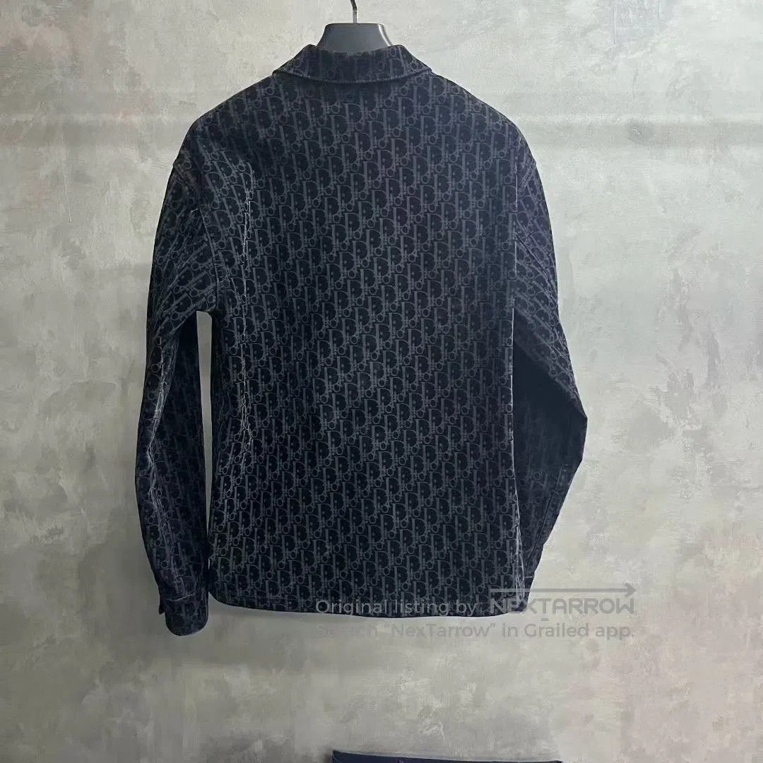 Dior dior blue logo printed long sleeve shirt. Size US M / EU 48-50 / 2 - 3 Thumbnail