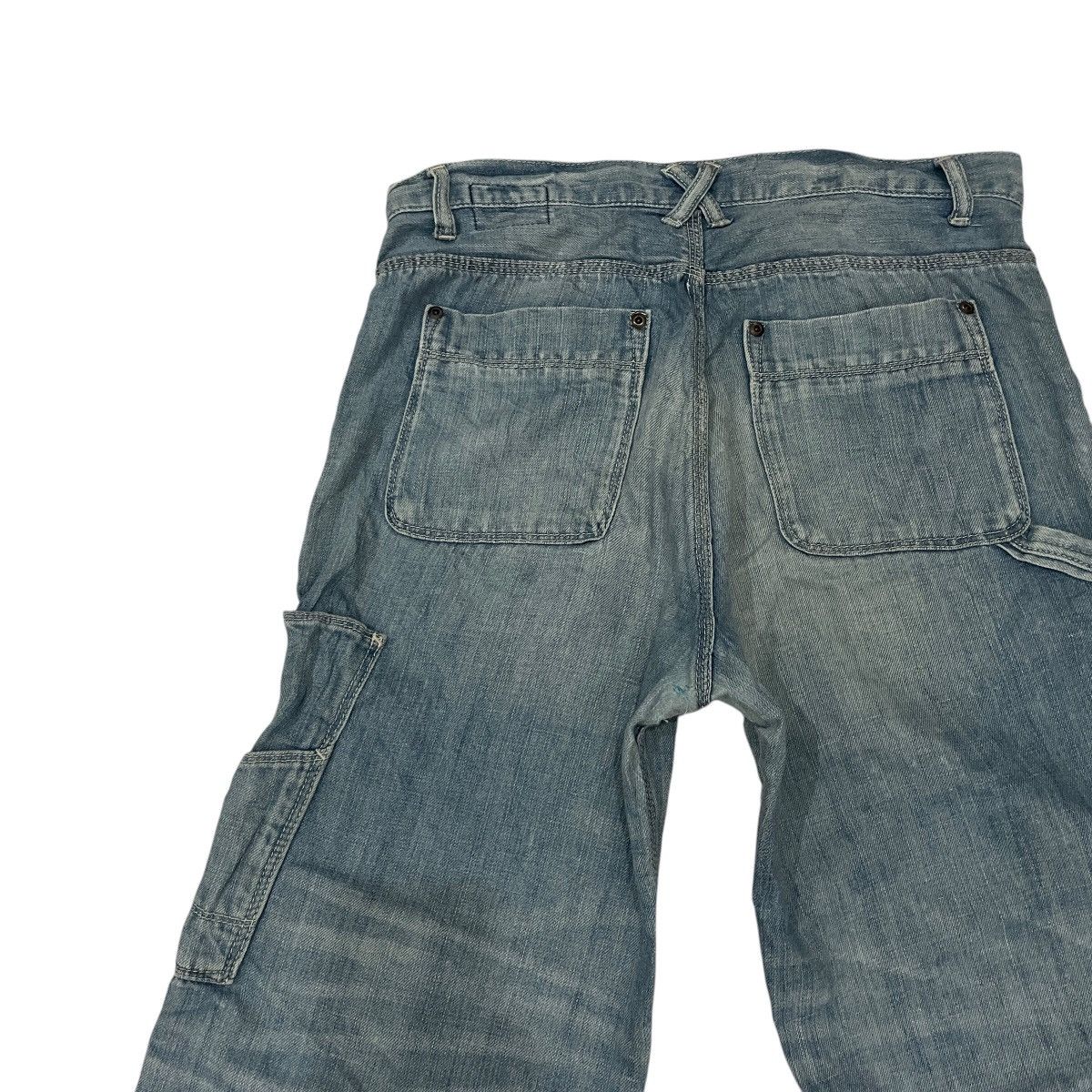 Japanese Brand Vintage Loisir Adieu Tristesse Workwear Denim Size US 33 - 9 Thumbnail