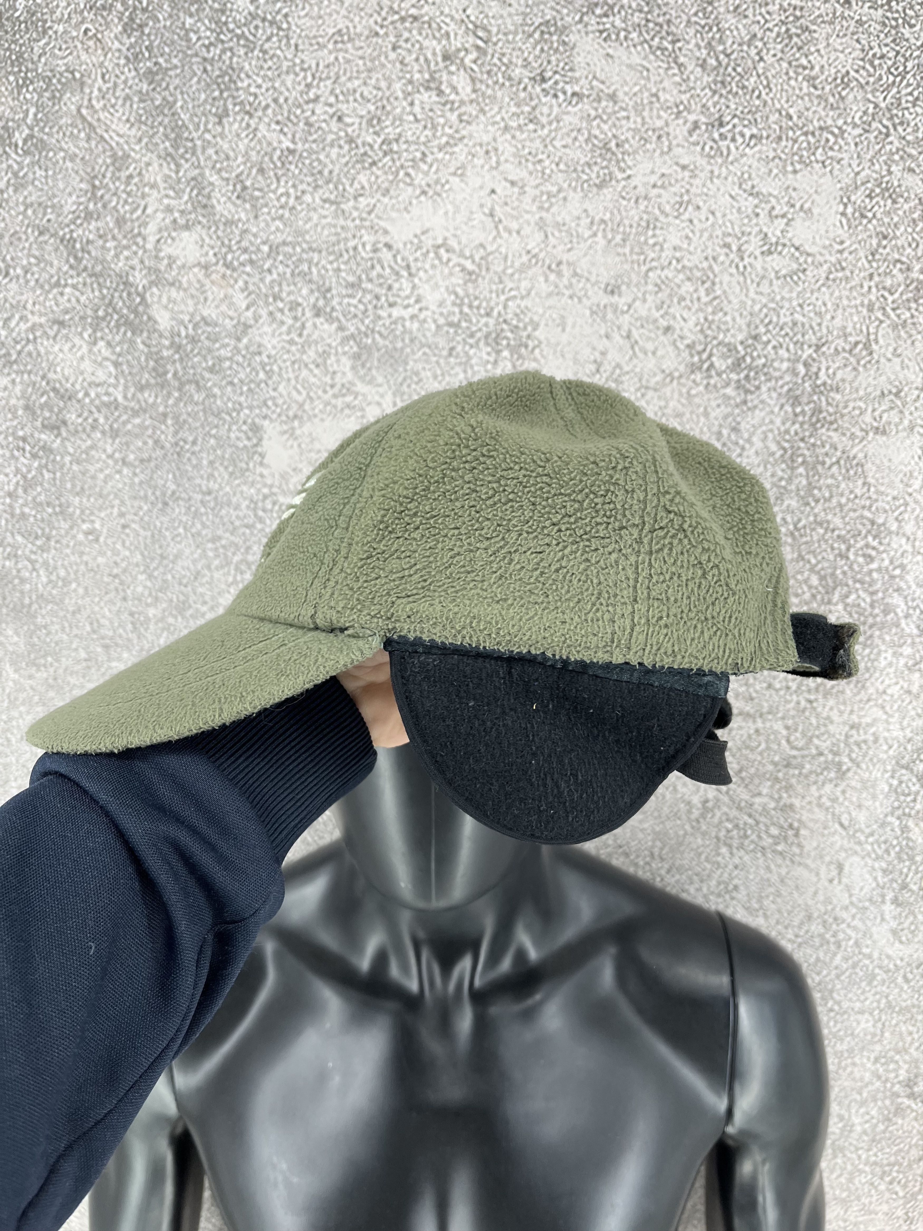 Adidas Vintage 90s Adidas Fleece Winter Gorpcore Cap Size ONE SIZE - 4 Thumbnail
