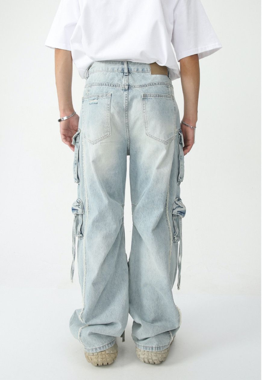 Other Women's Pocket Destroyed Cargo Jeans Size 25" / US 0 / IT 36 - 2 Thumbnail