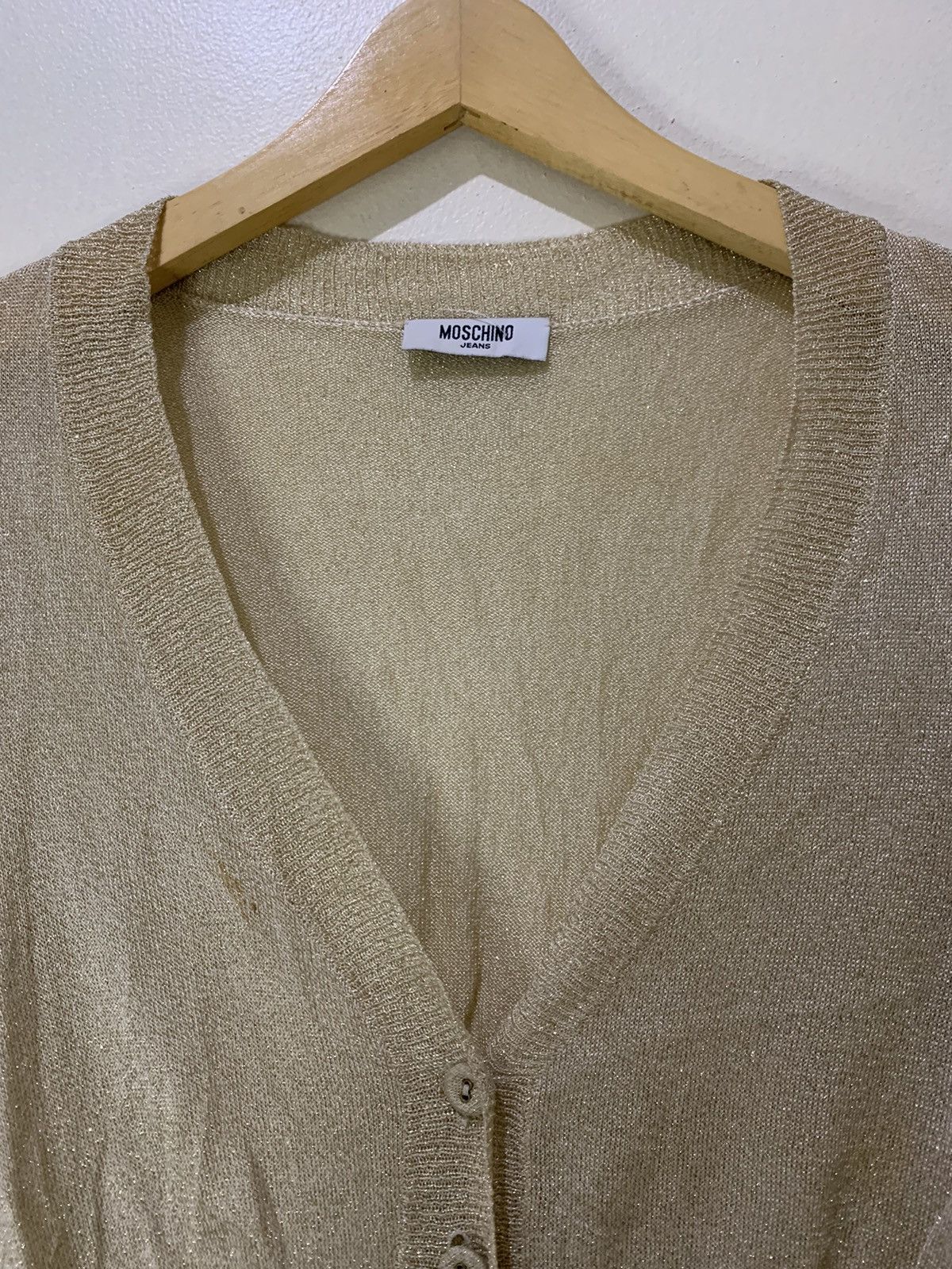 Moschino Vintage Cardigan Moschino Jeans Size M / US 6-8 / IT 42-44 - 2 Thumbnail