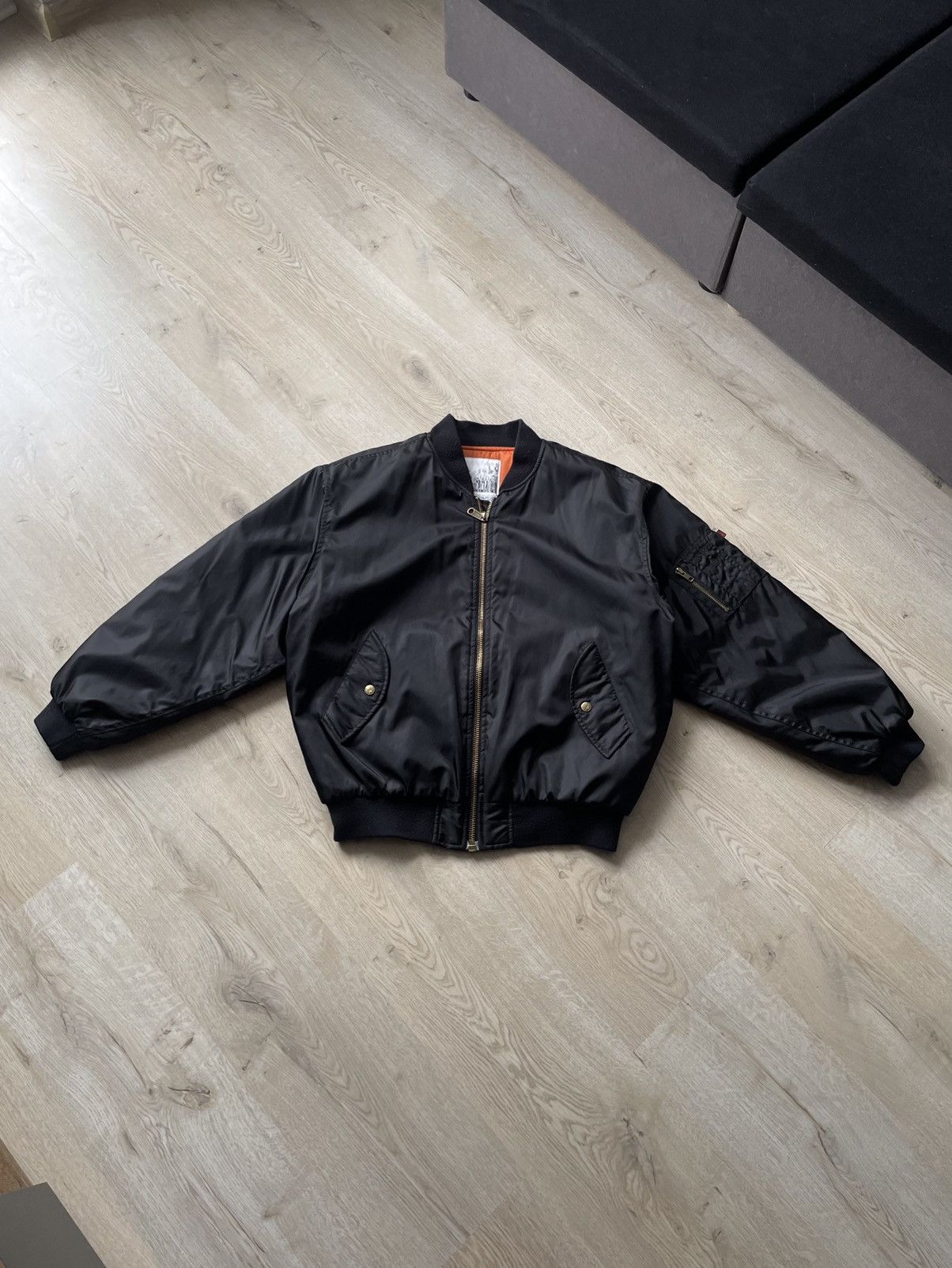 Alpha Industries × Japanese Brand × Vintage Vintage Ma-1 Bomber Jacket  Oversized CWU Baggy Cropped Y2k | Grailed