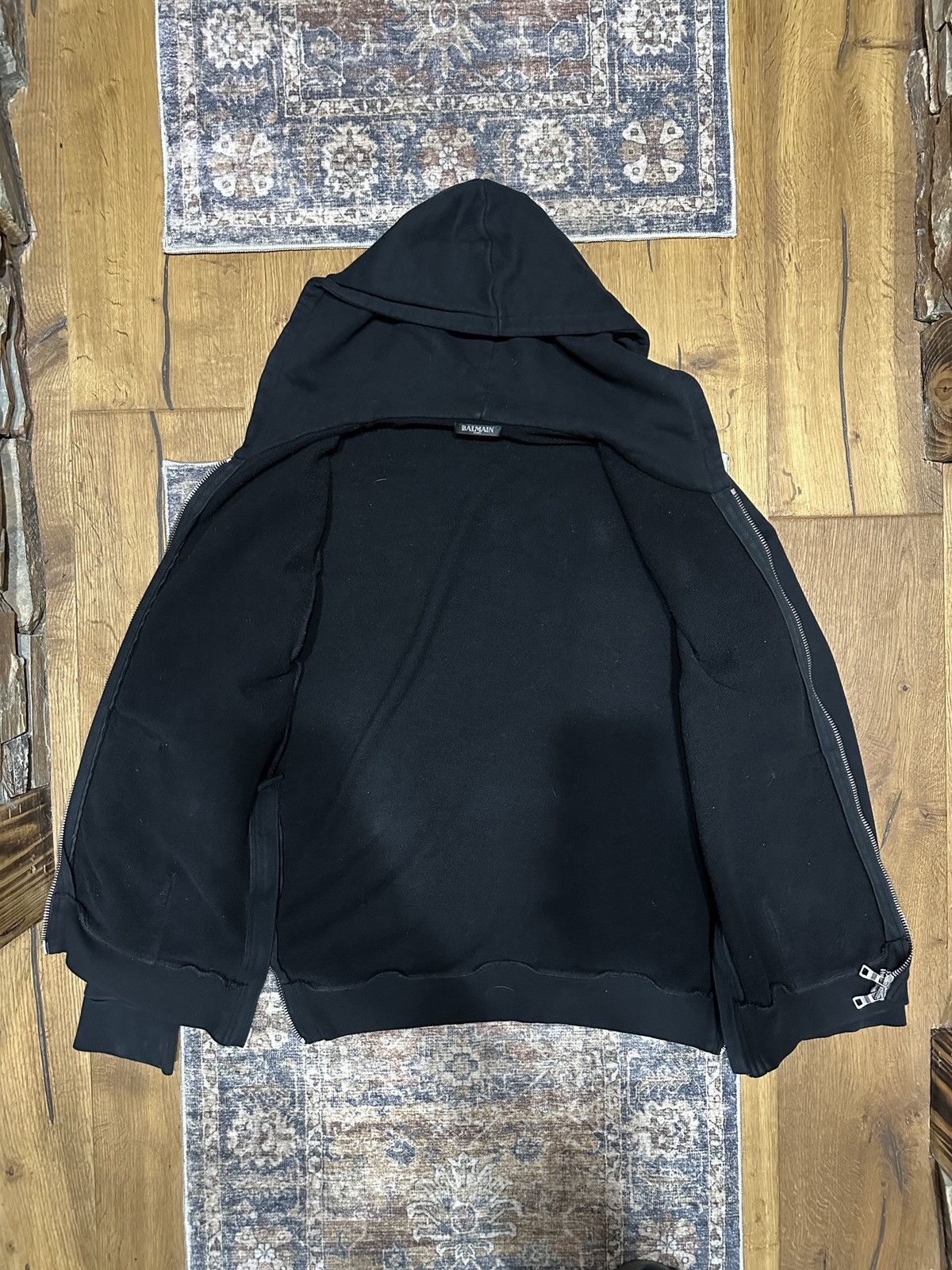 Balmain Balmain Side Zipper Hoodie Size US M / EU 48-50 / 2 - 2 Thumbnail
