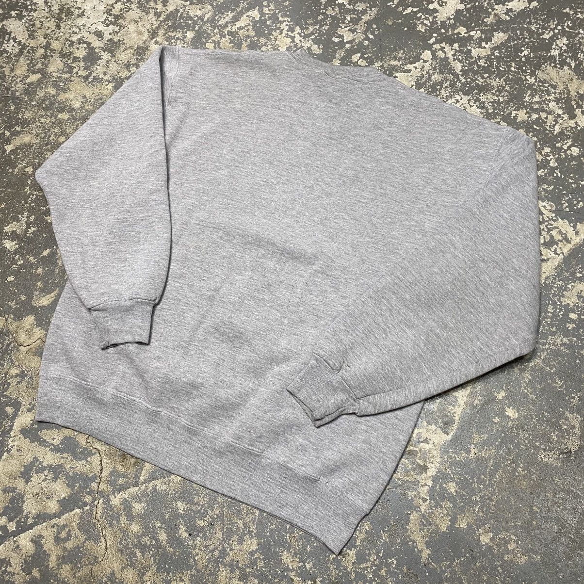 Russell Athletic × Vintage Vintage Russell Athletic Grey Blank Boxy Crewneck Hoodie Size US L / EU 52-54 / 3 - 7 Thumbnail