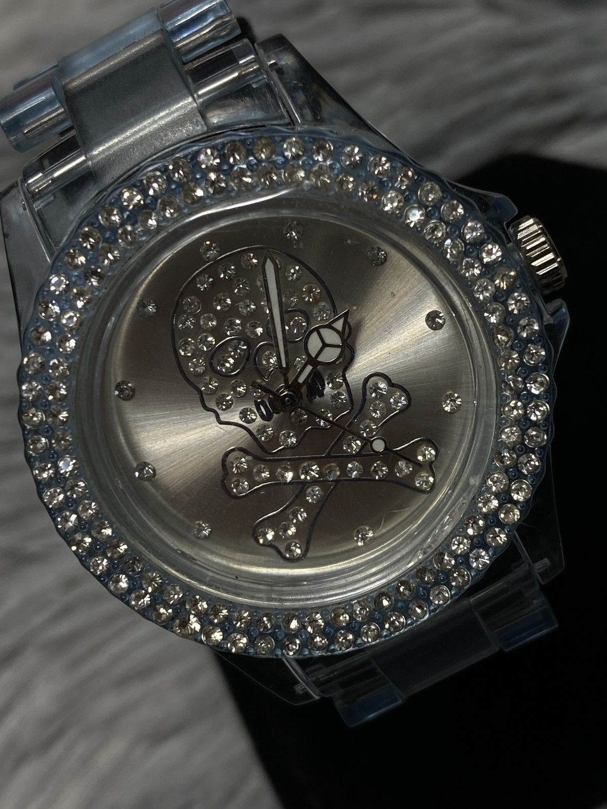 Jewelry Crystal Skull Watch - Bold Style Japanese Brand Size ONE SIZE - 3 Thumbnail