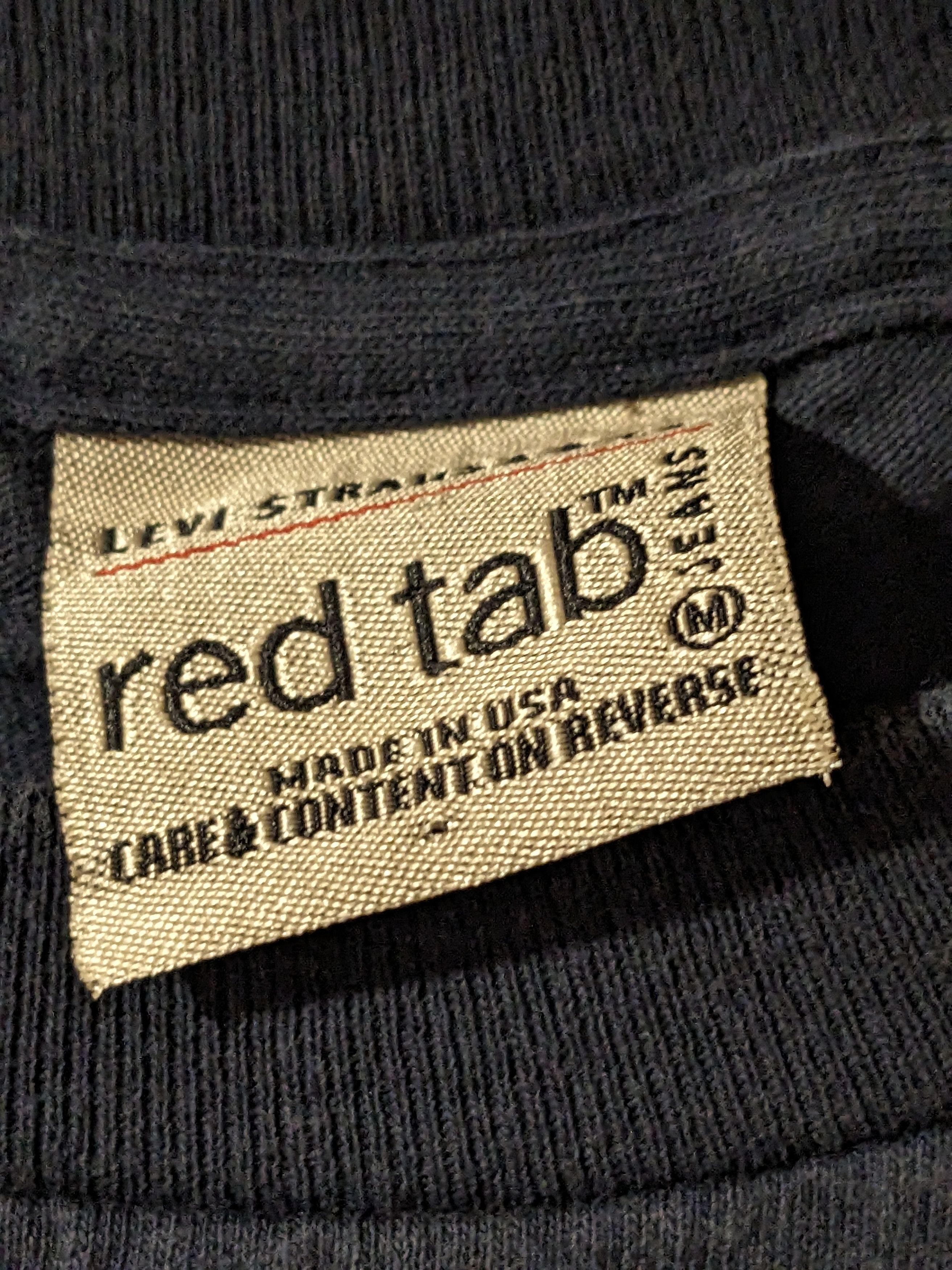 Levi's × Vintage Vintage Levi Red Tab Spell Out Logo Stars Medium T-Shirt Size US M / EU 48-50 / 2 - 3 Thumbnail