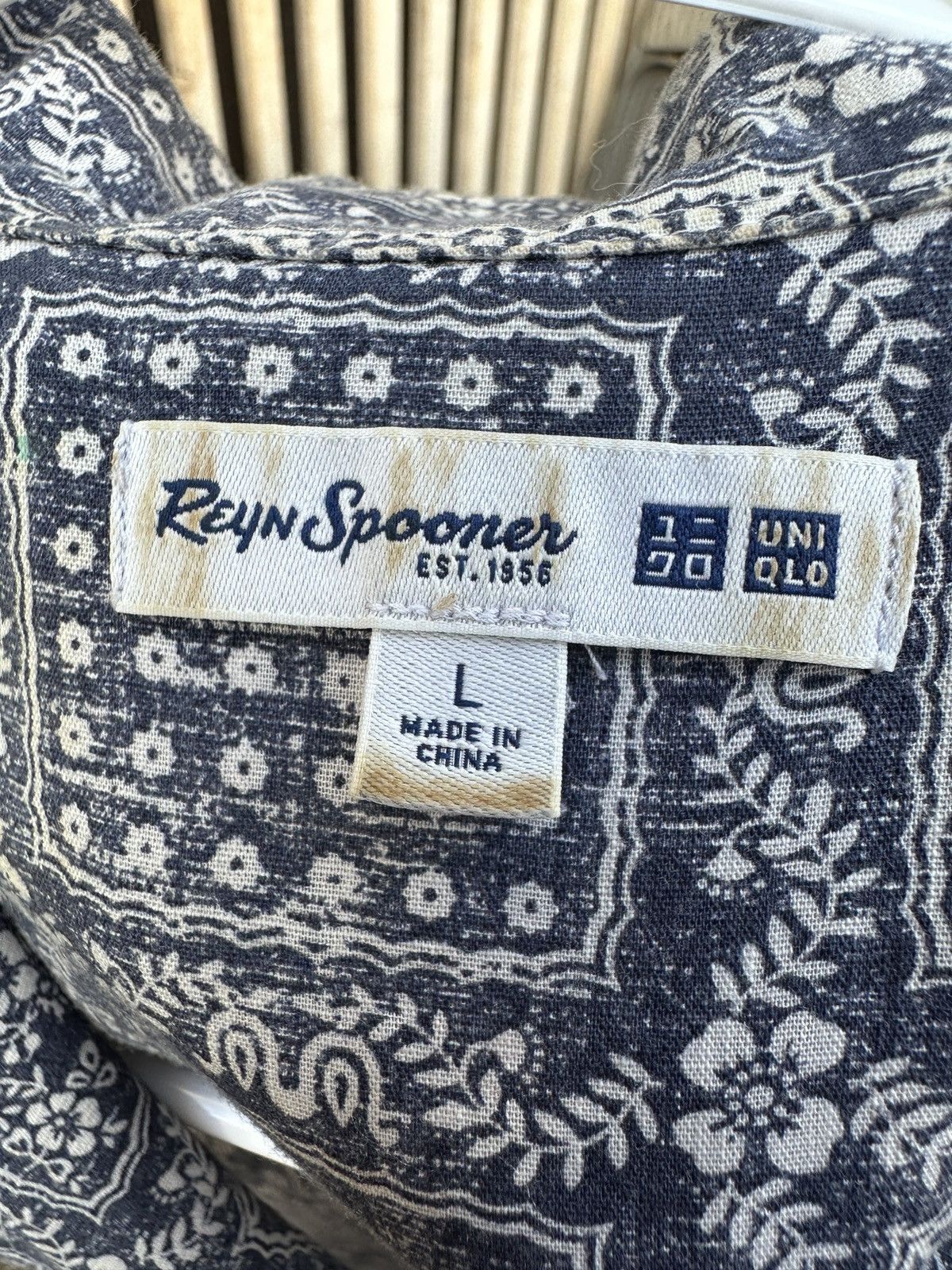 Reyn Spooner PreOwned Reyn Spooner X Uniqlo Hawaiian Blue Men's Large Size US L / EU 52-54 / 3 - 4 Thumbnail
