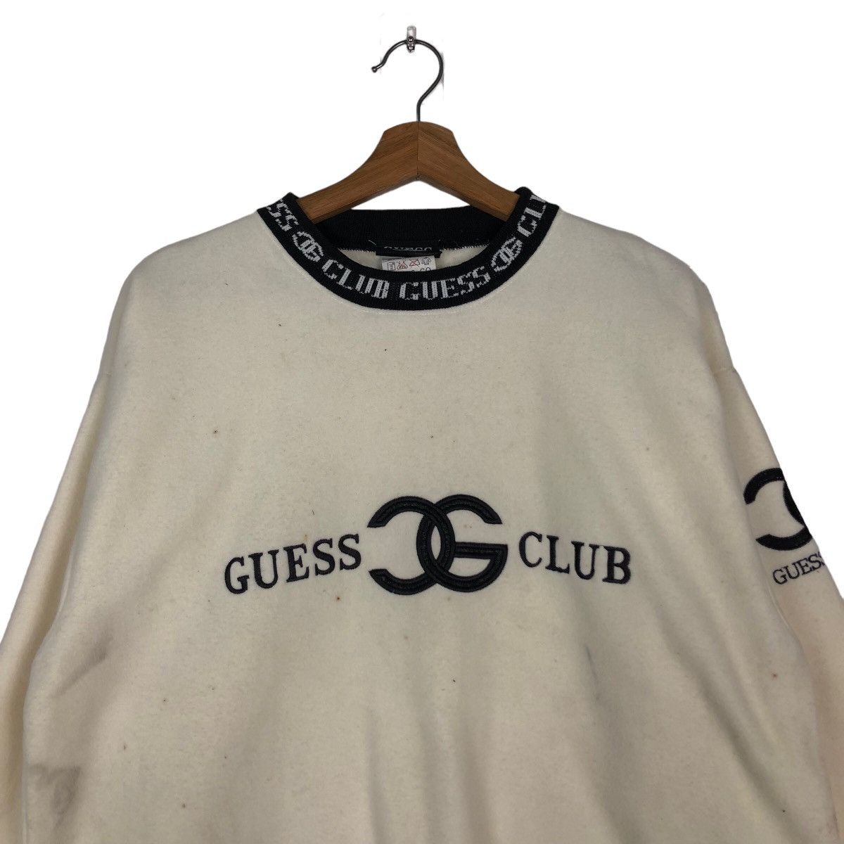 Guess 🔥Vintage Sweatshirt Guess Big Logo Size US L / EU 52-54 / 3 - 3 Thumbnail