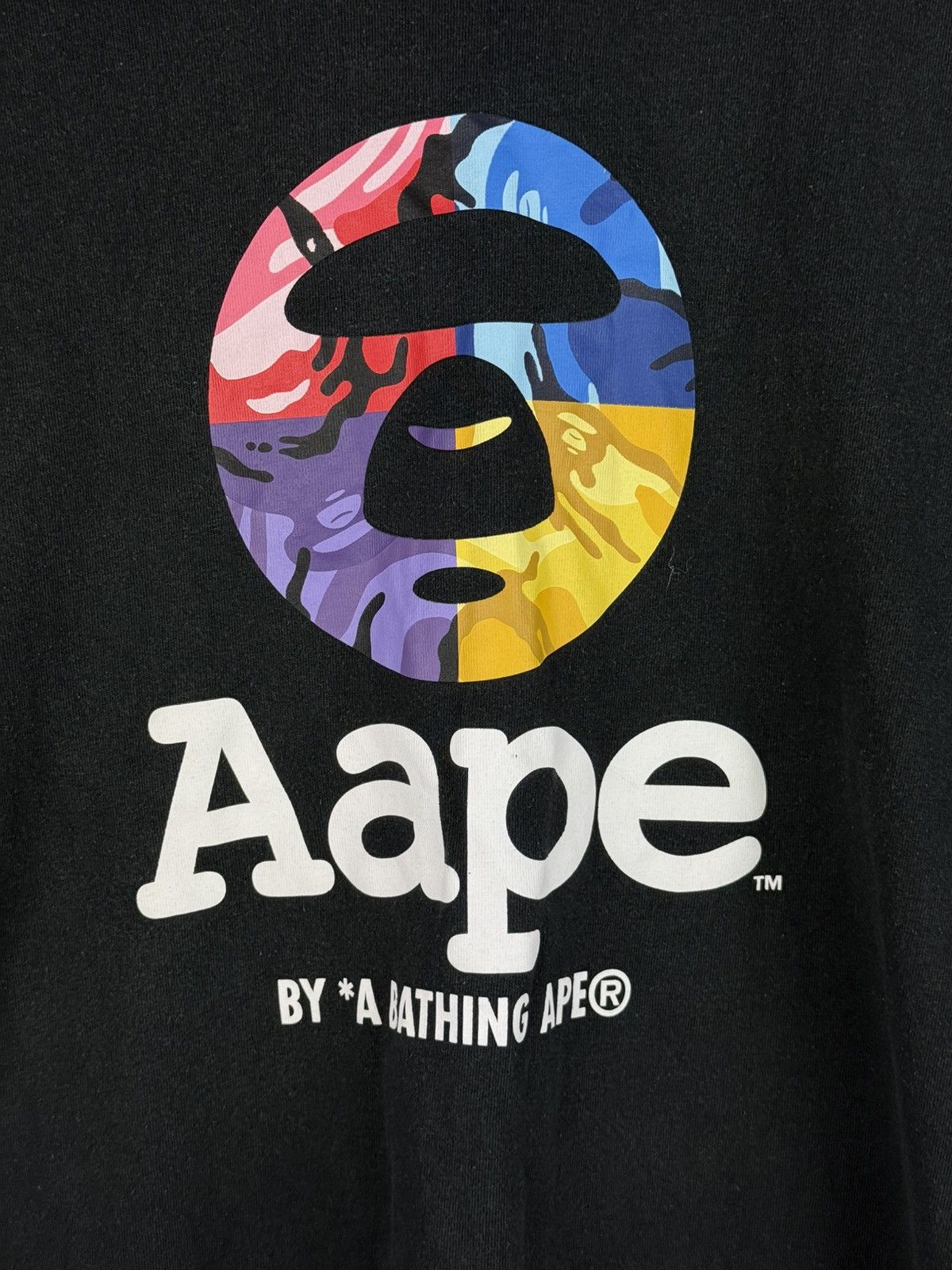 Aape A Bathing Ape Big Logo Graphic Print Short Sleeve T Shirt Size US M / EU 48-50 / 2 - 6 Thumbnail