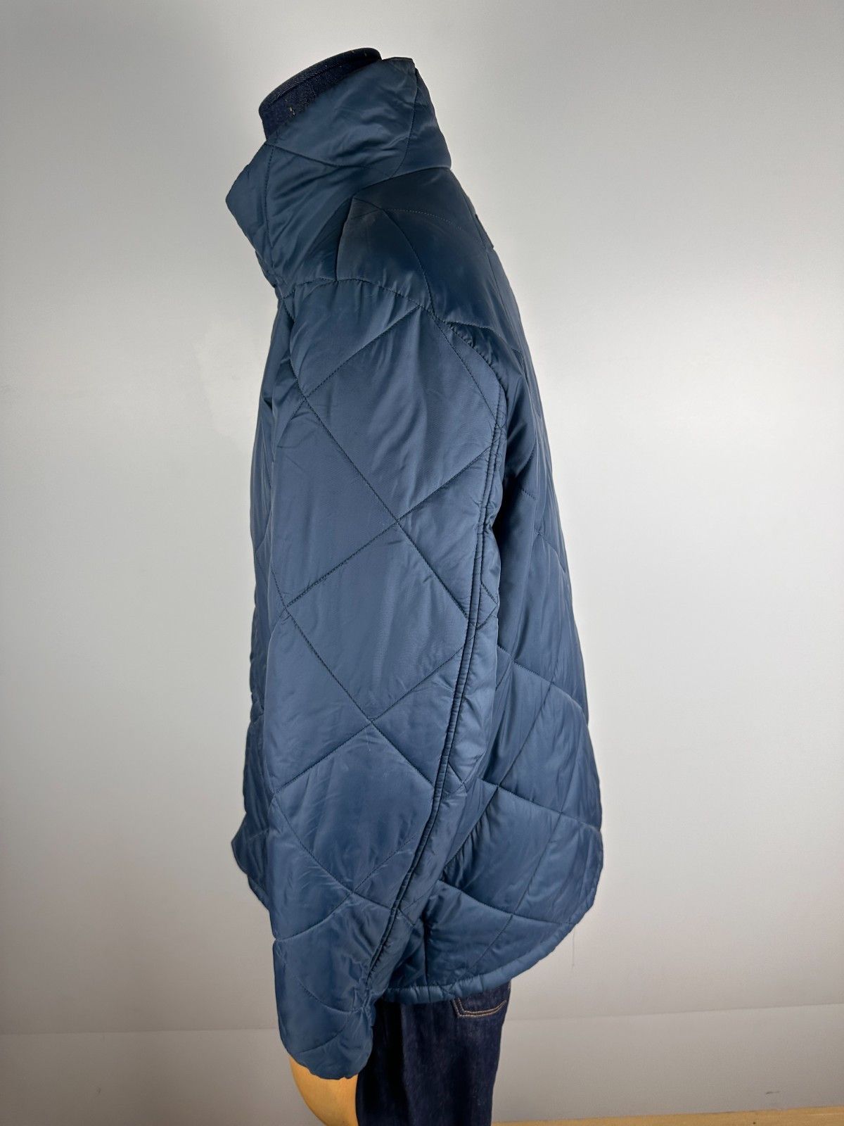 Barbour Barbour Men's Barron Quilted Jacket Warm Blue Size XL Size US XL / EU 56 / 4 - 5 Thumbnail