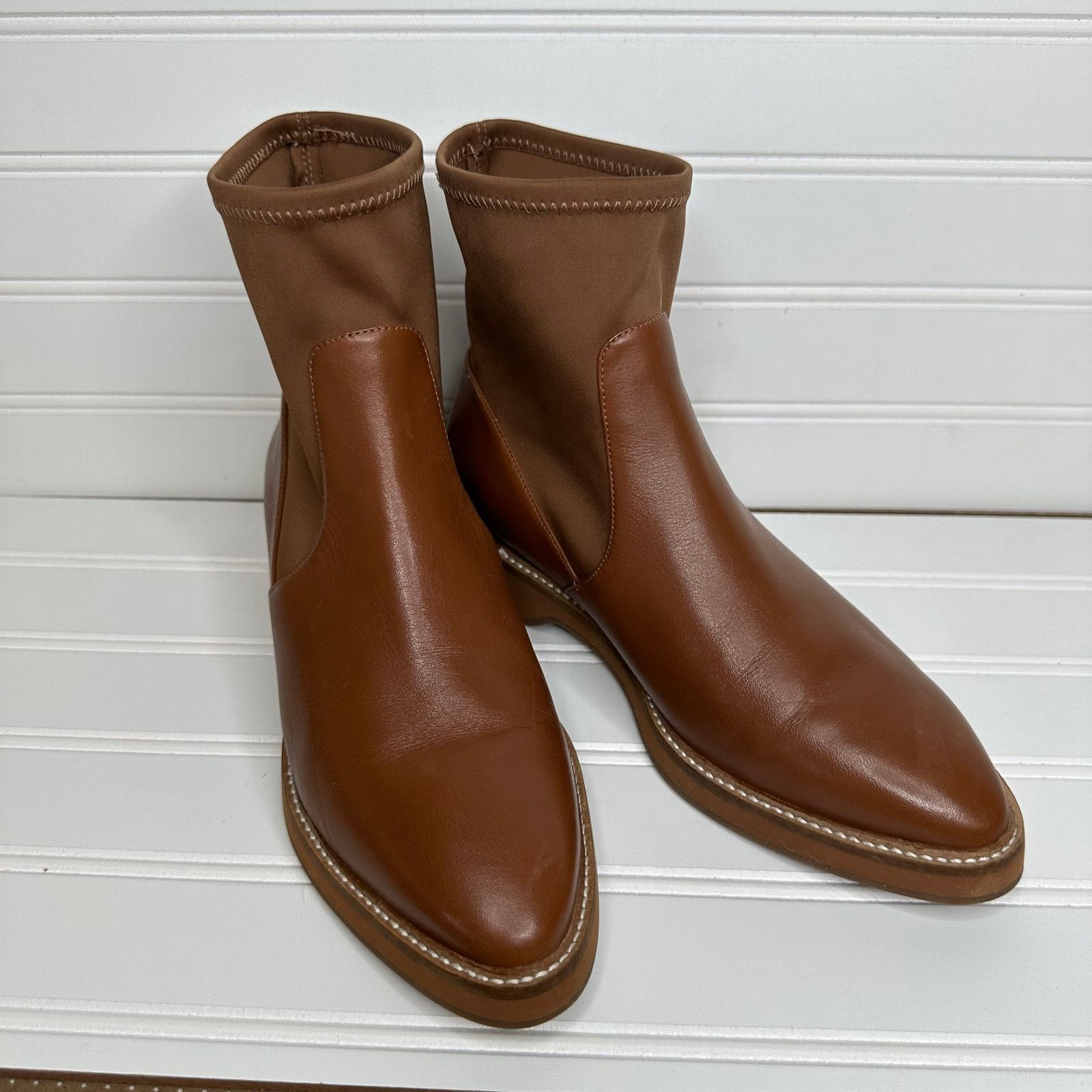 Cole Haan Cole Haan Women's Chelsea Booties brown leather Grand 0S 7 Size US 7 / IT 37 - 2 Thumbnail