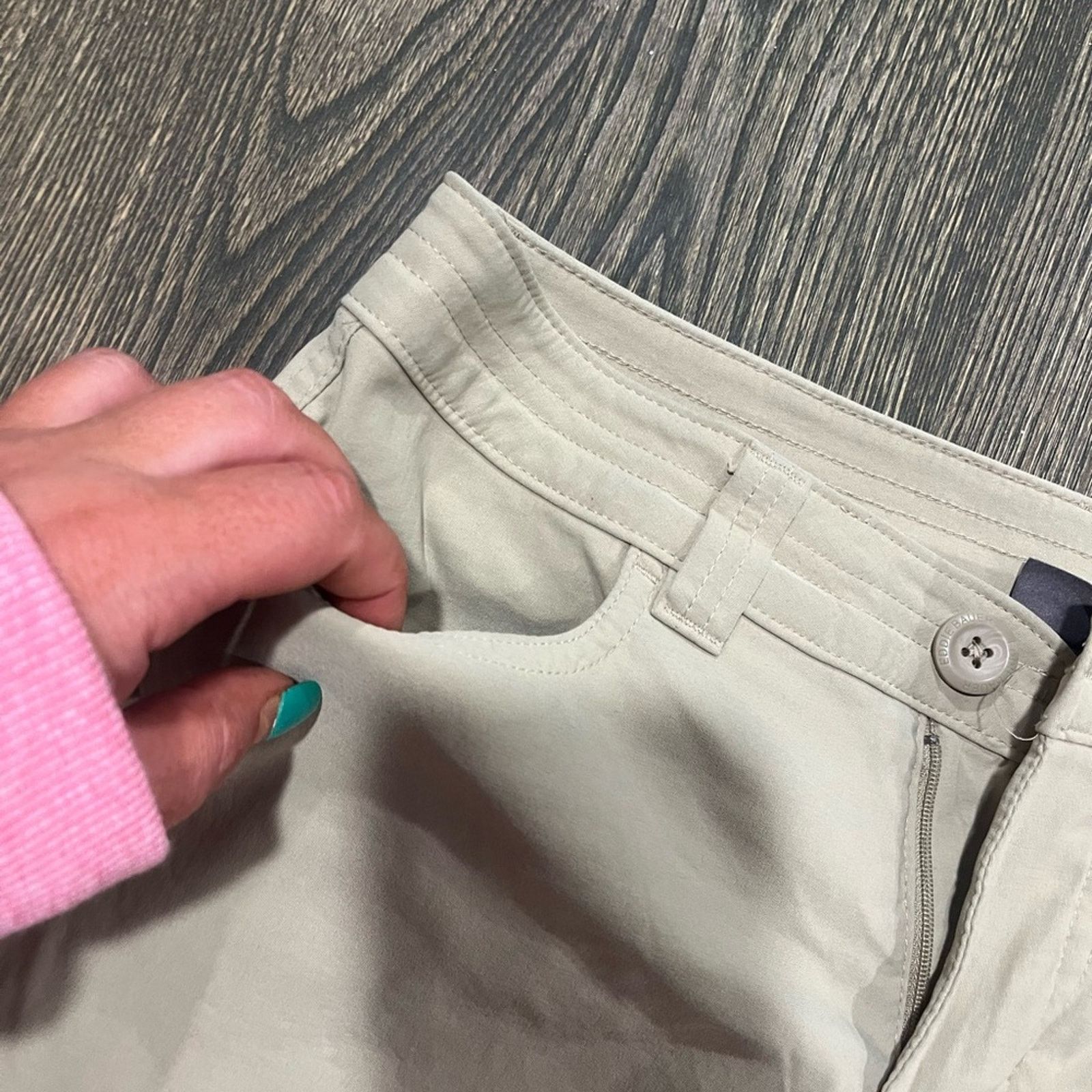 Eddie Bauer Eddie Bauer Shorts Cargo Chino Hiking Outdoor Stretch Sz 2 Size 26" / US 2 / IT 38 - 2 Thumbnail