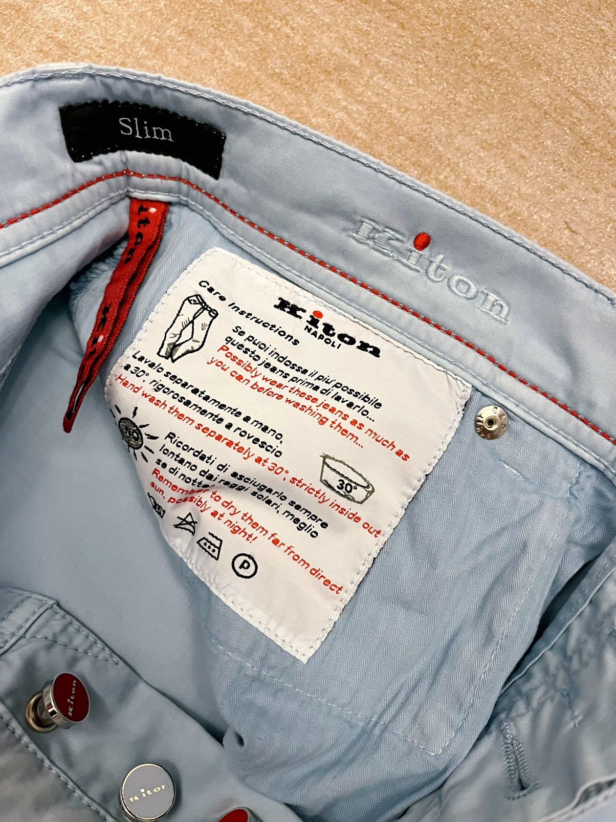Kiton Kiton Luxury Jeans Size US 32 / EU 48 - 5 Thumbnail