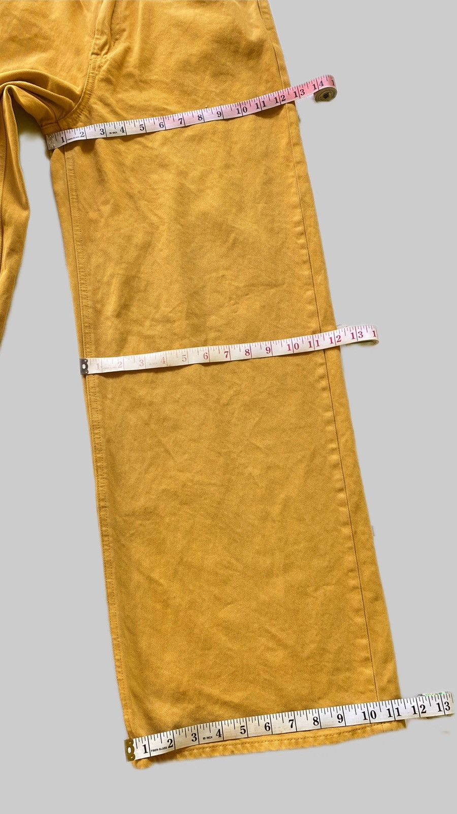 Marni × Uniqlo Marni x Uniqlo Mustard Oversized-Buggy Jeans Size 30" / US 8 / IT 44 - 9 Thumbnail